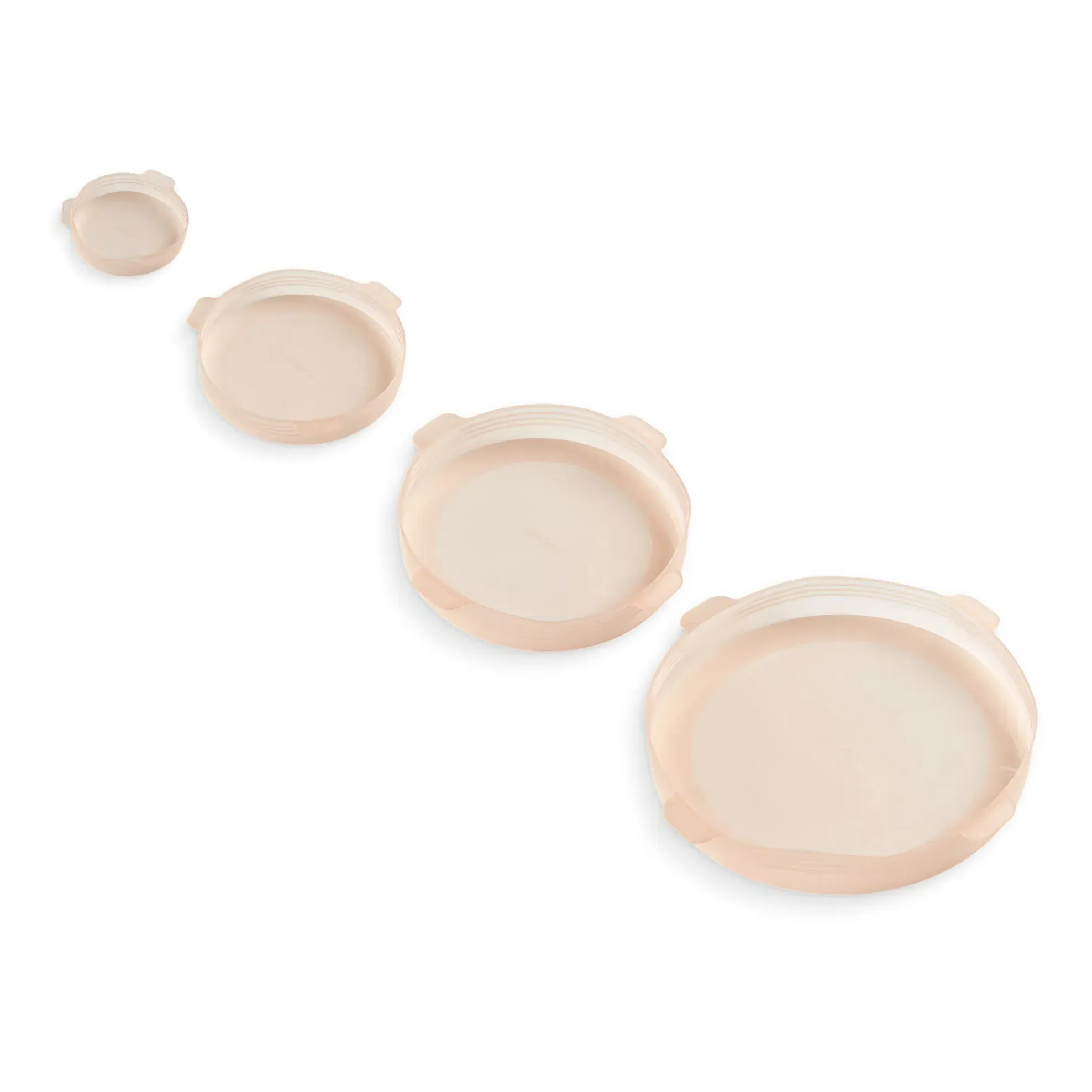 Rasmus Silicone Dish Cover - Pale Pink alternate view