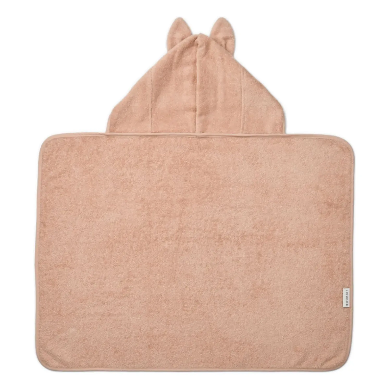 Vilas Hooded Bath Cape - Pale Tuscany, Organic Cotton alternate view