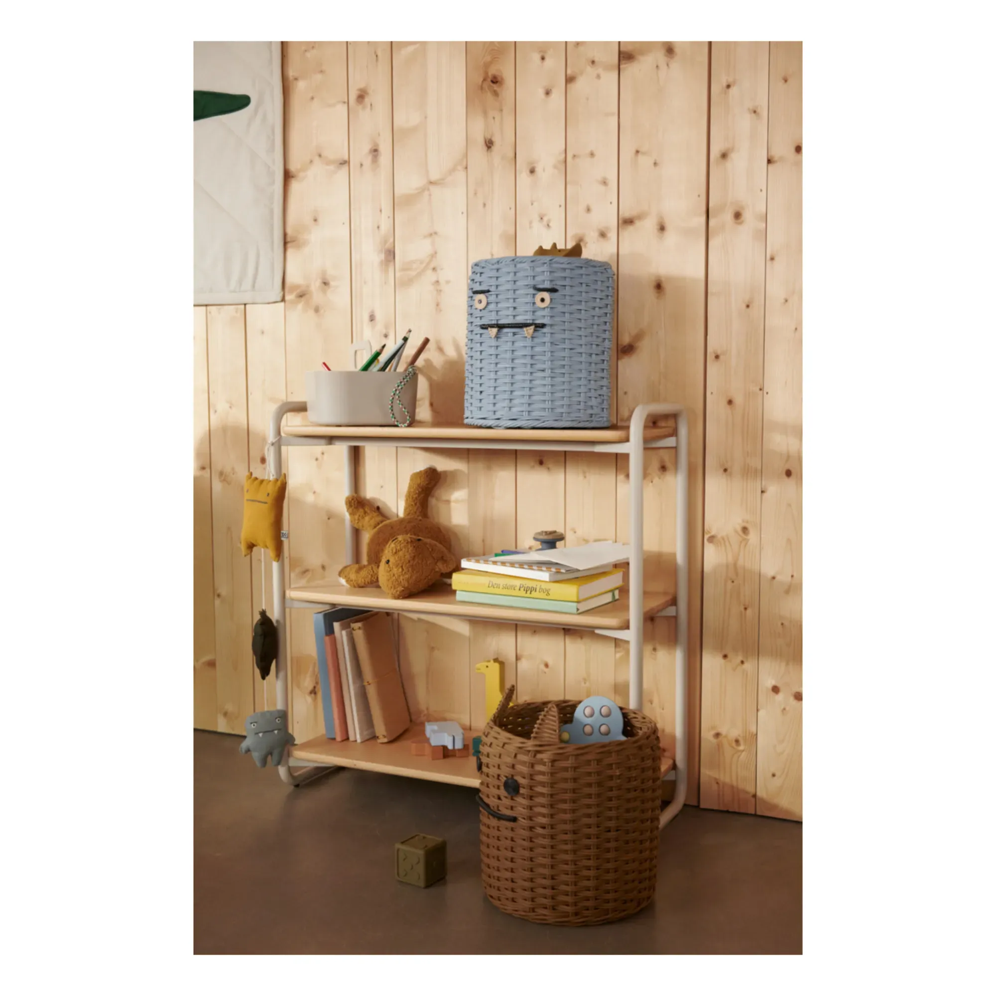 Waka Decorative Mobile - Blue, Organic Cotton alternate view