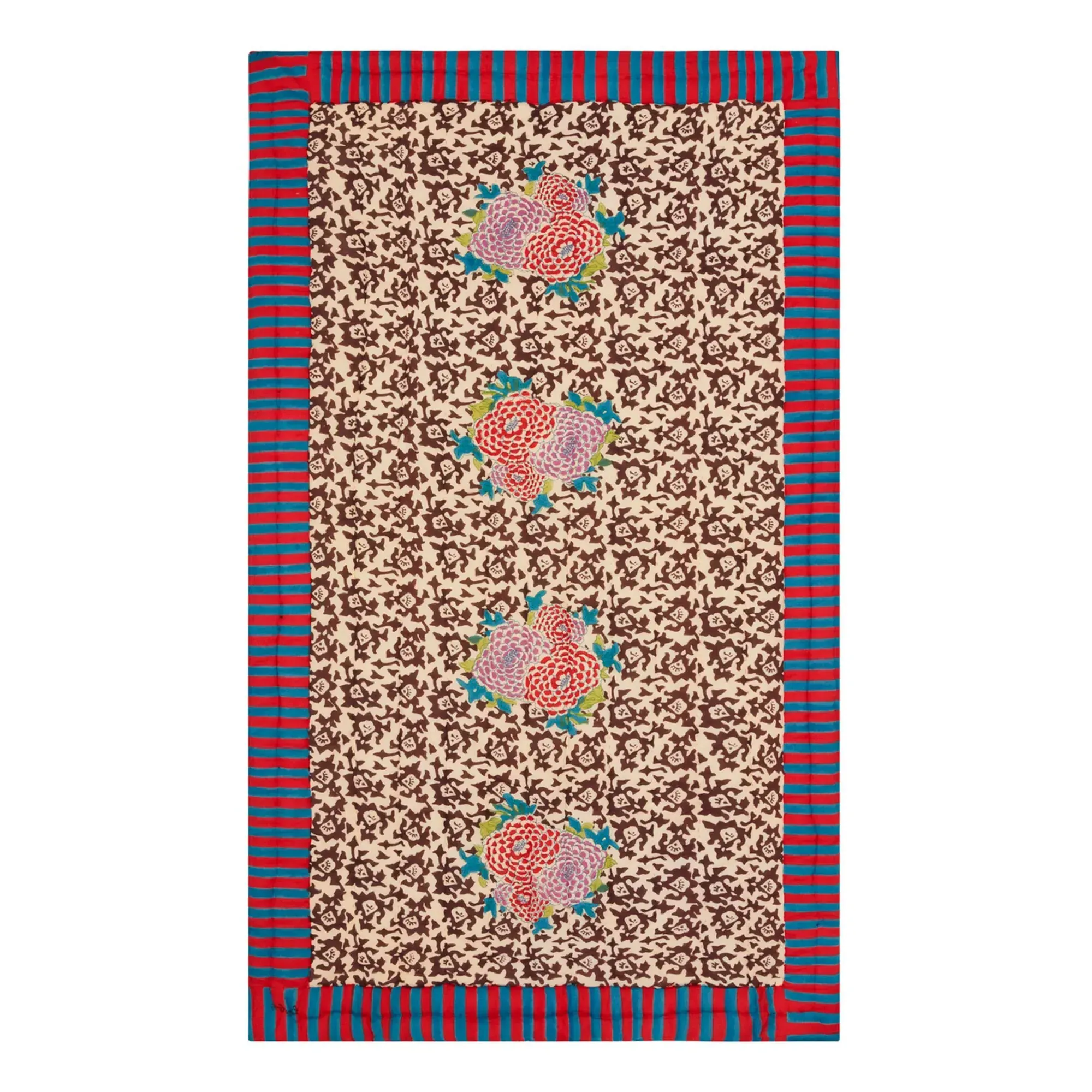 Arabesque Corolla Reversible Throw - Multicoloured, Cotton product