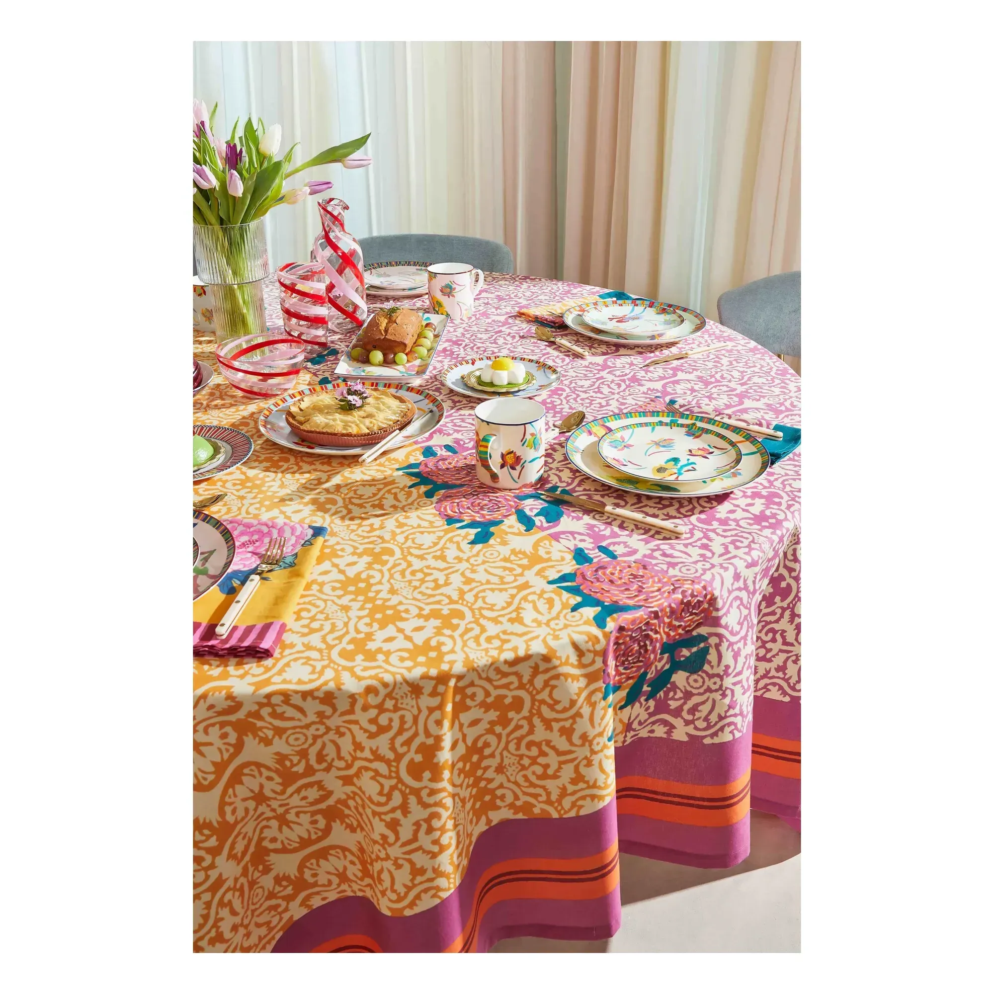 Dam Dam Napkin - Straw Yellow, Cotton alternate view
