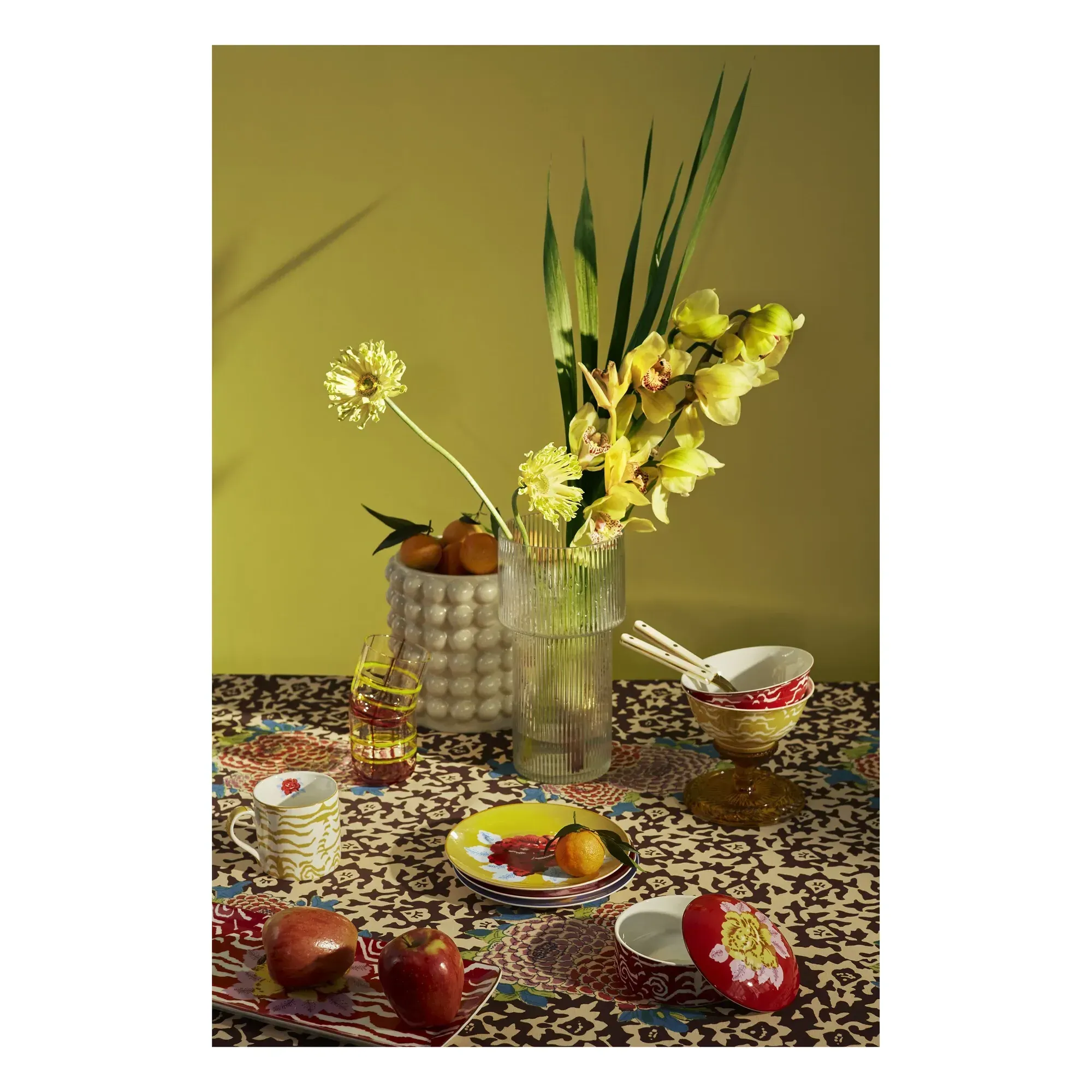 Indian Tiger Porcelain Mug - Gold alternate view
