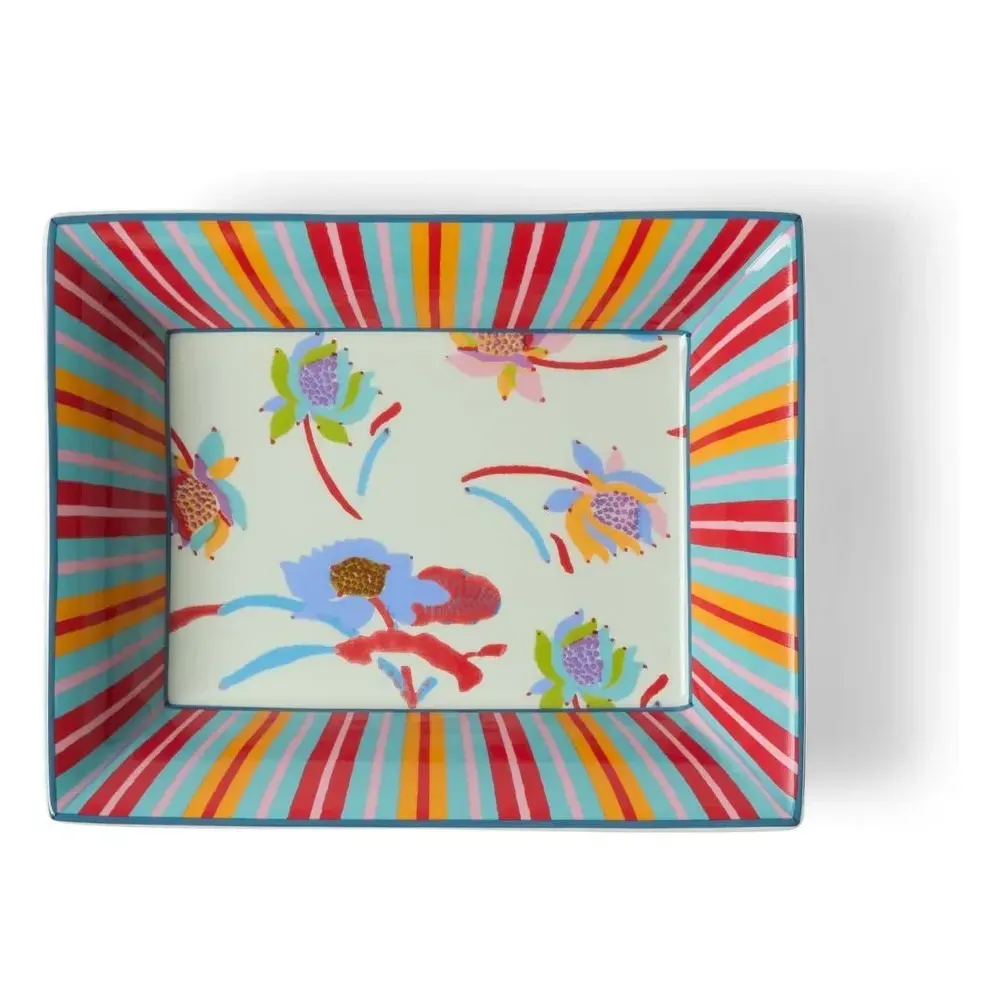 Japanese Pin Tray - Green, New Bone Porcelain product