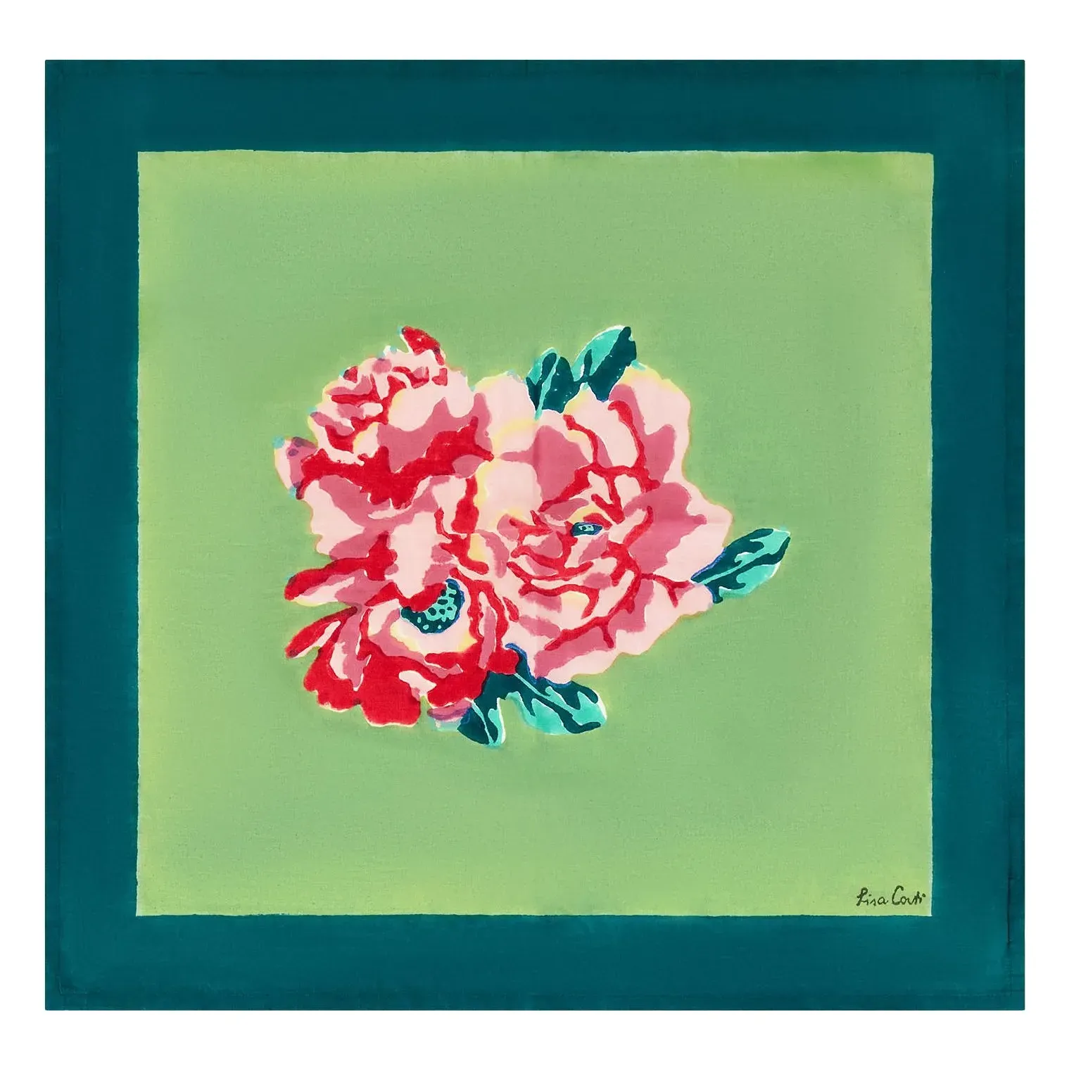 Nina Cotton Napkin - Green Water product