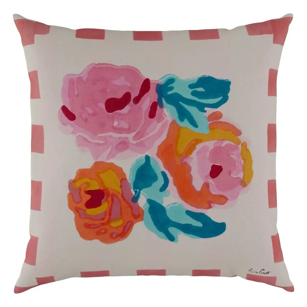 Nizam Flower Cushion Cover - Pink, Cotton product