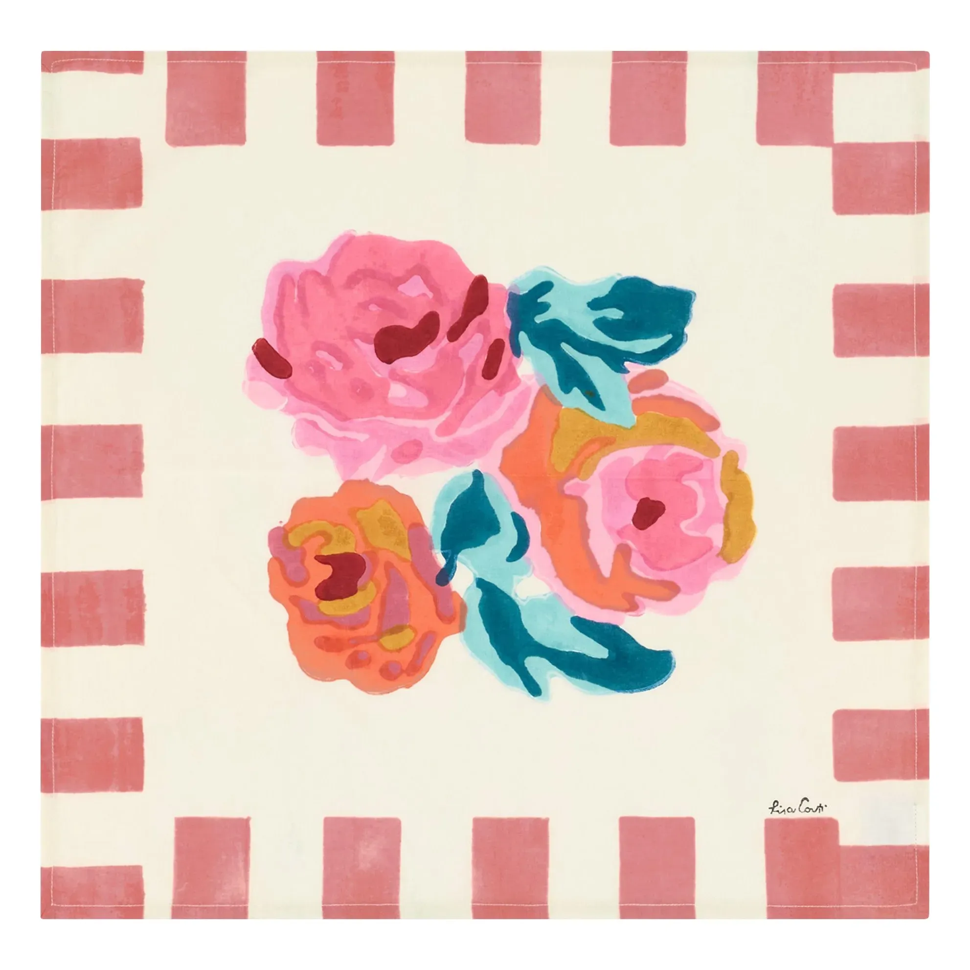Nizam Napkin - Pink, Cotton product