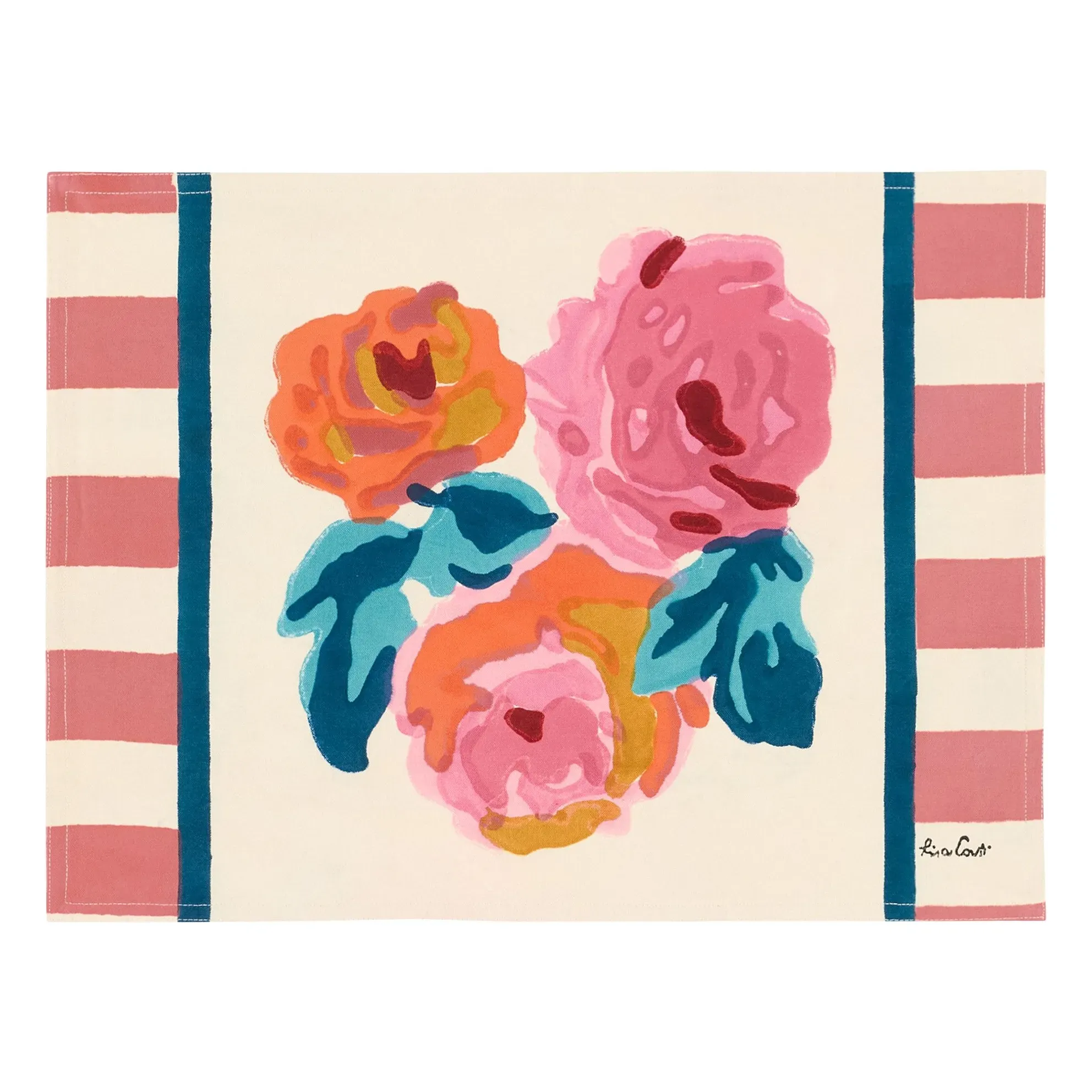 Nizam Placemats Set of 2 - Pink, Cotton product