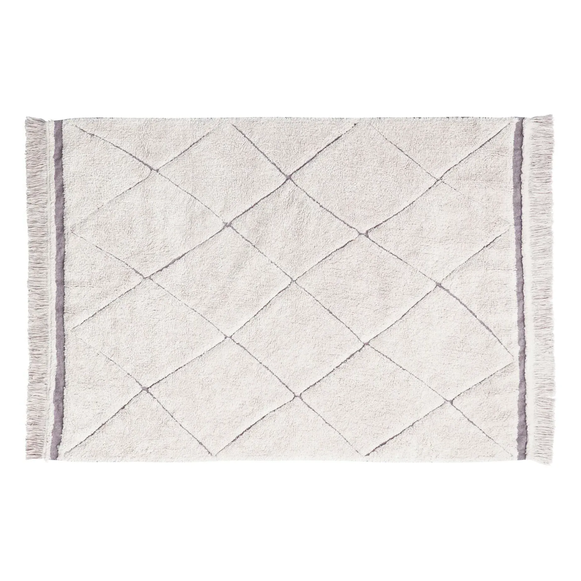 Bereber RugCycled Rug - Ecru, Cotton product
