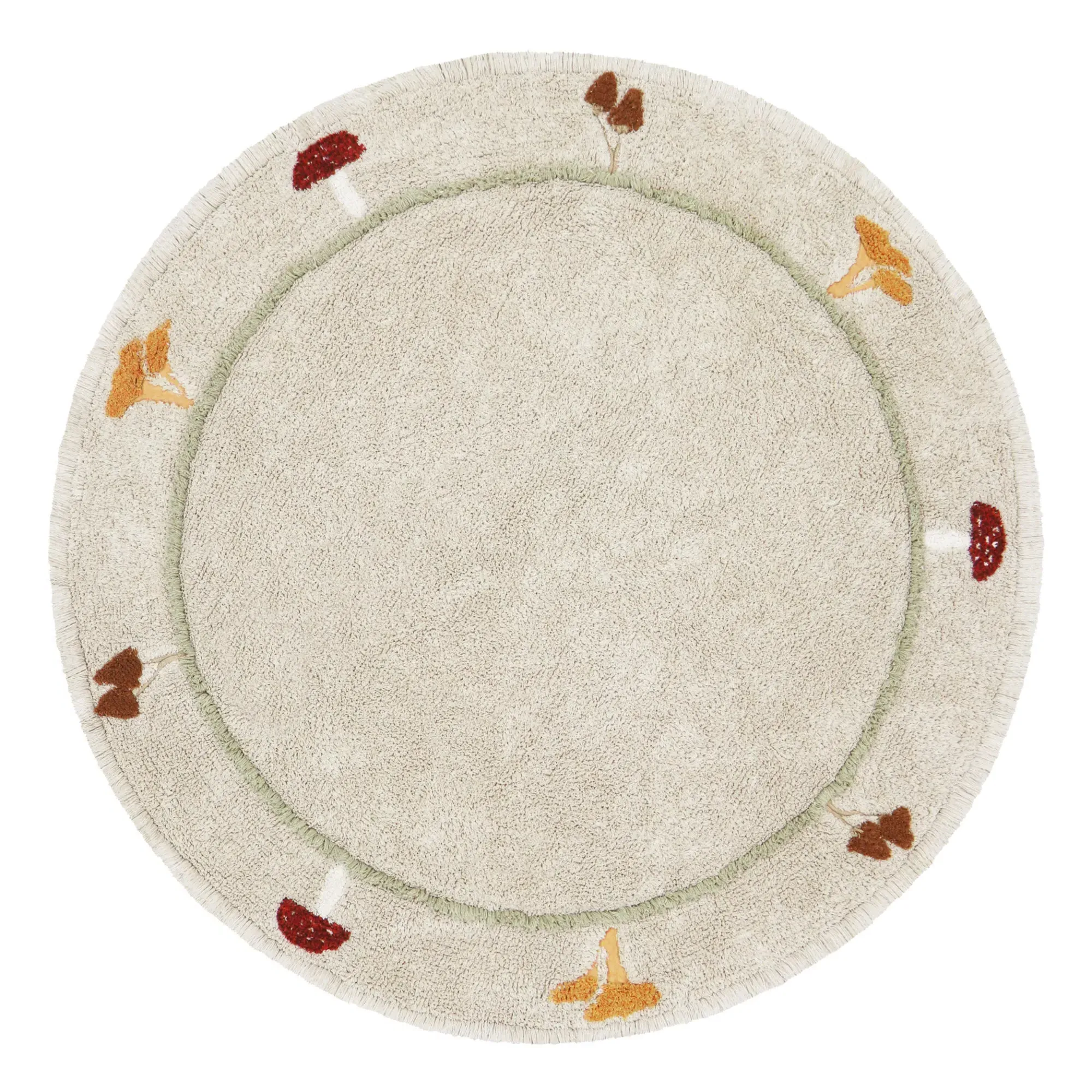 Chanterelle Round Rug - Multicoloured, Cotton product