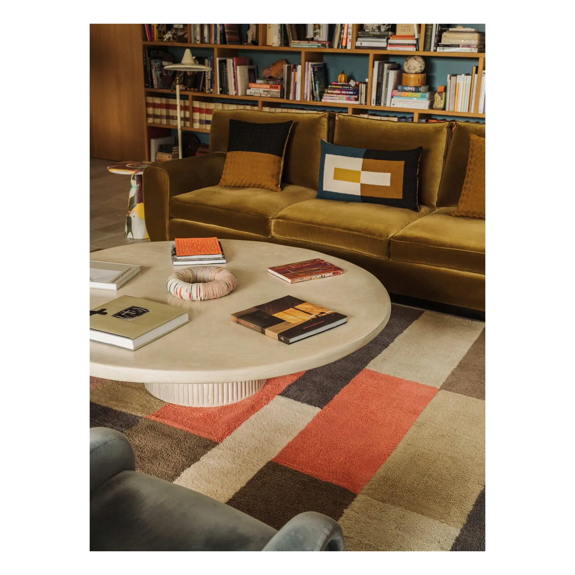Chroma Palette Wool Rug - Multicoloured alternate view