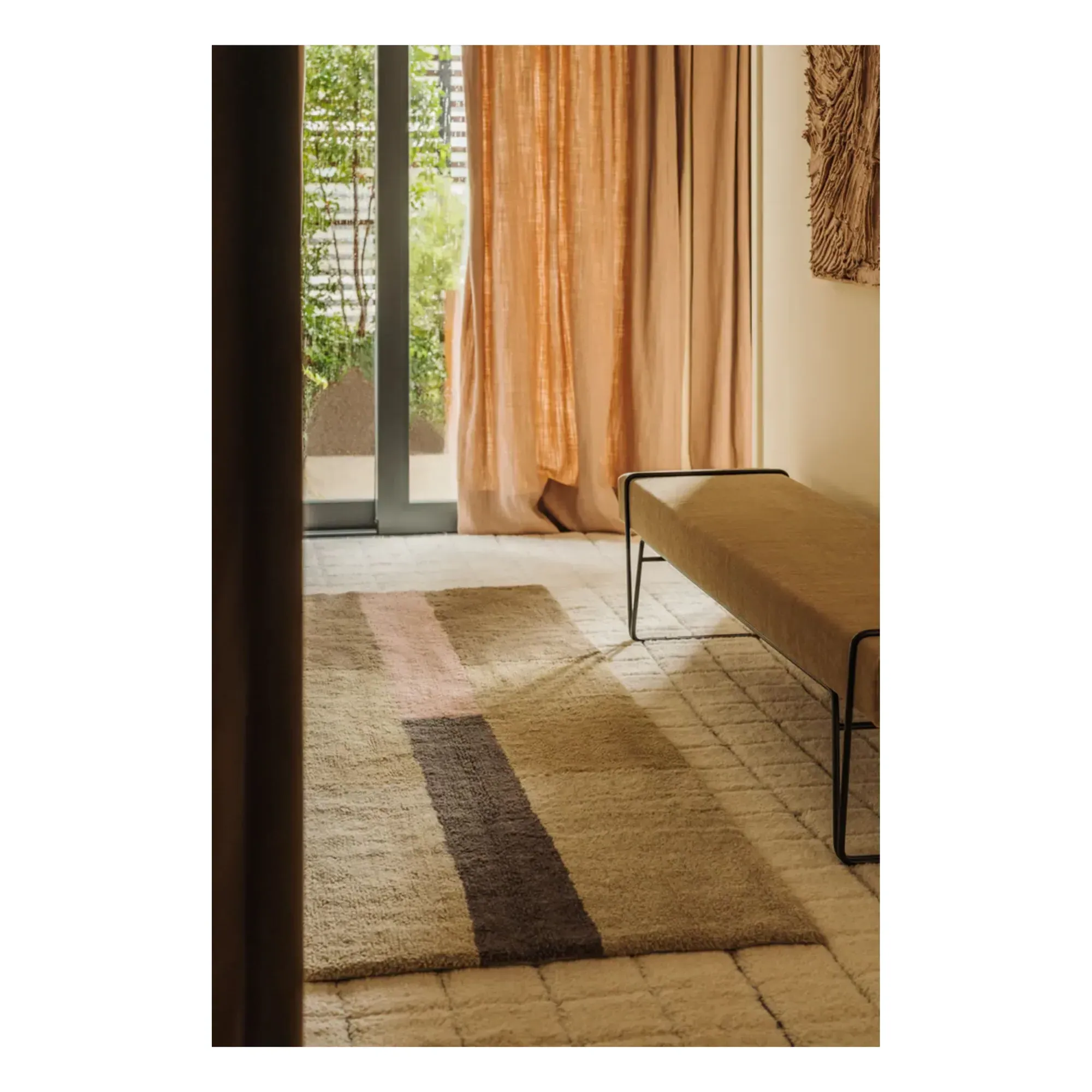 Chroma Runner Rug - Green, Wool alternate view