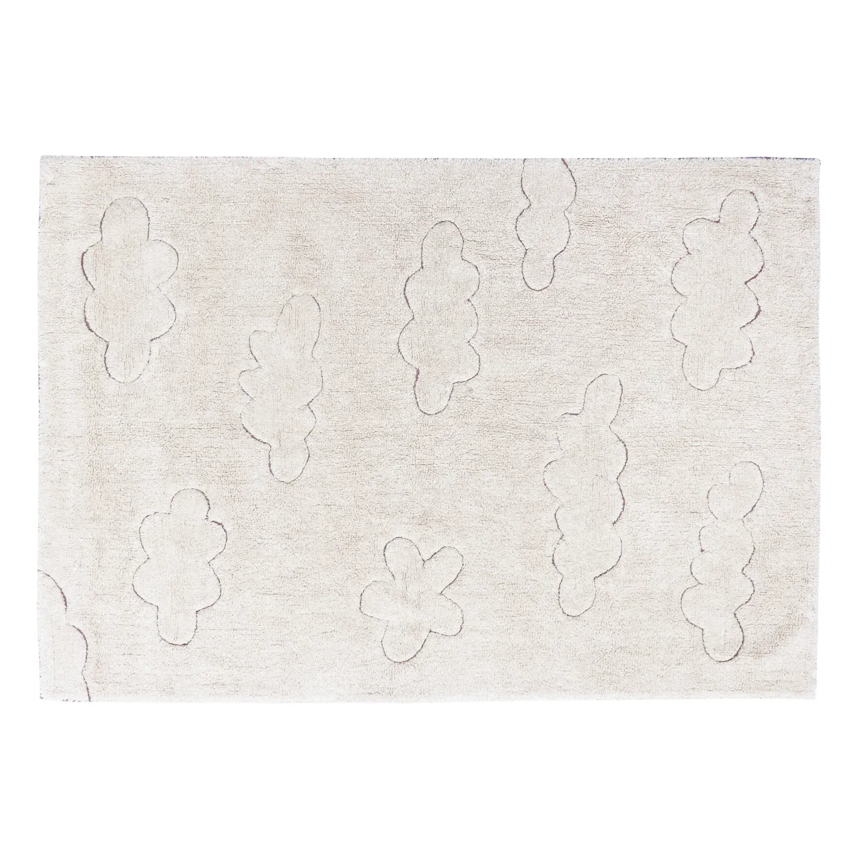 Cloud RugCycled Rug - Ecru, Cotton product