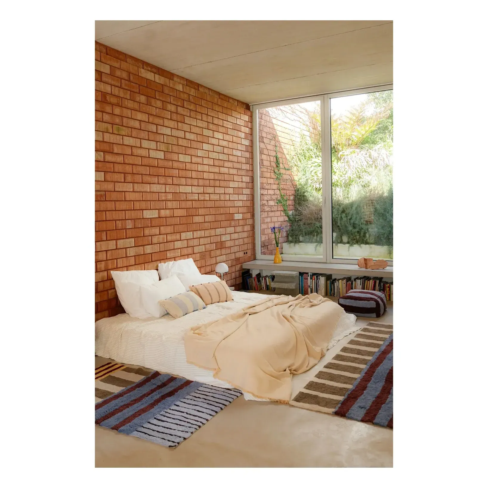 Color On Runner Rug - Blue, Cotton alternate view