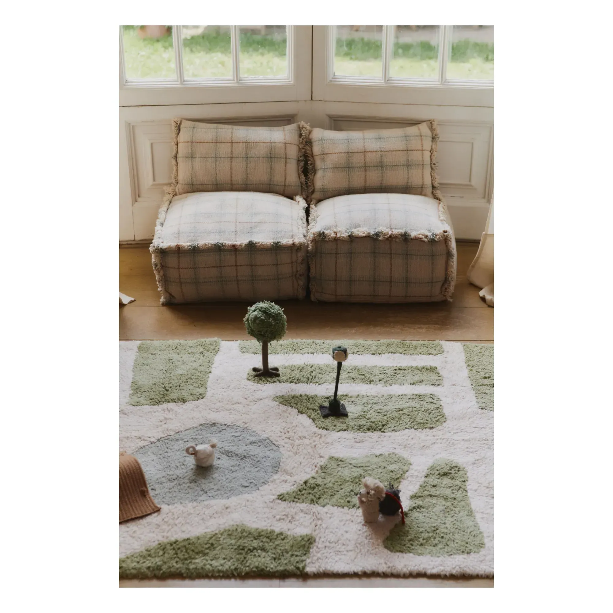 Hyde Park Rectangular Playmat with Accessories - Multicoloured, Cotton alternate view