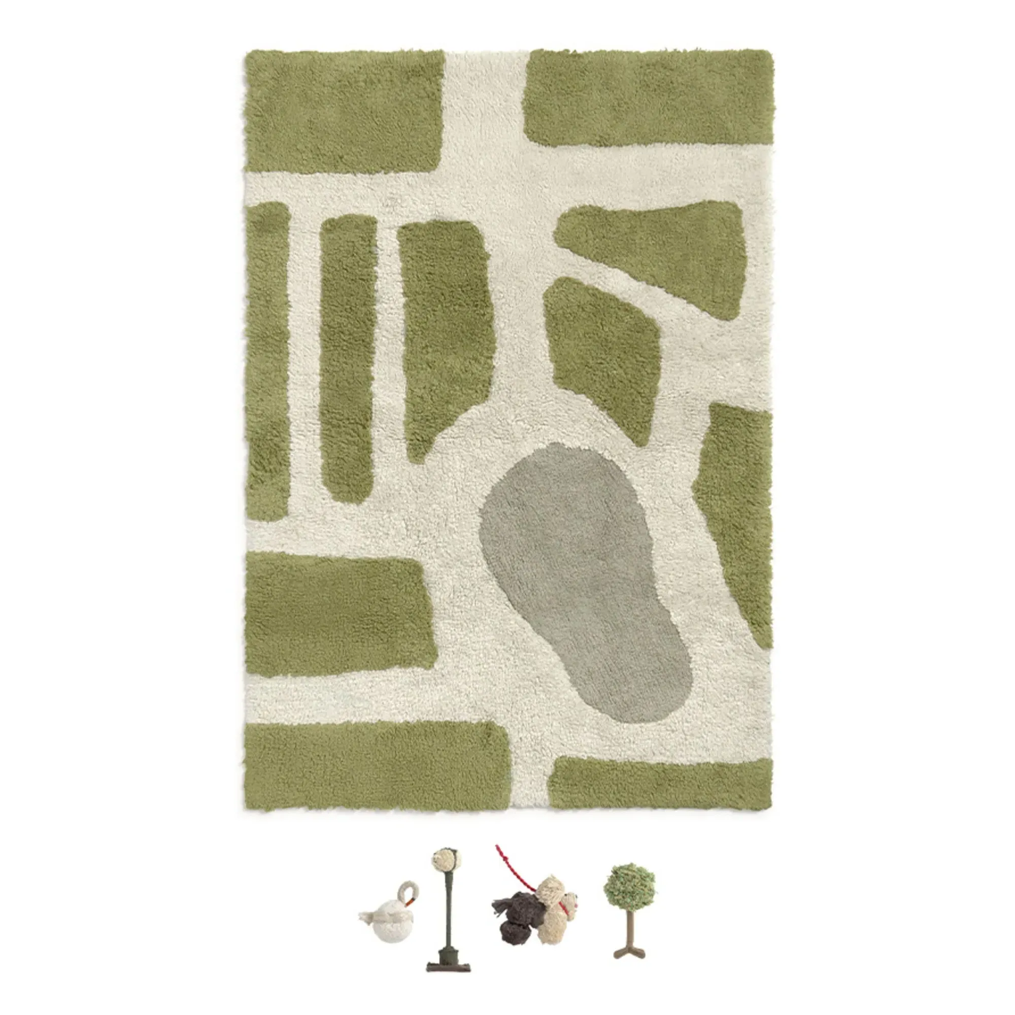 Hyde Park Rectangular Playmat with Accessories - Multicoloured, Cotton product