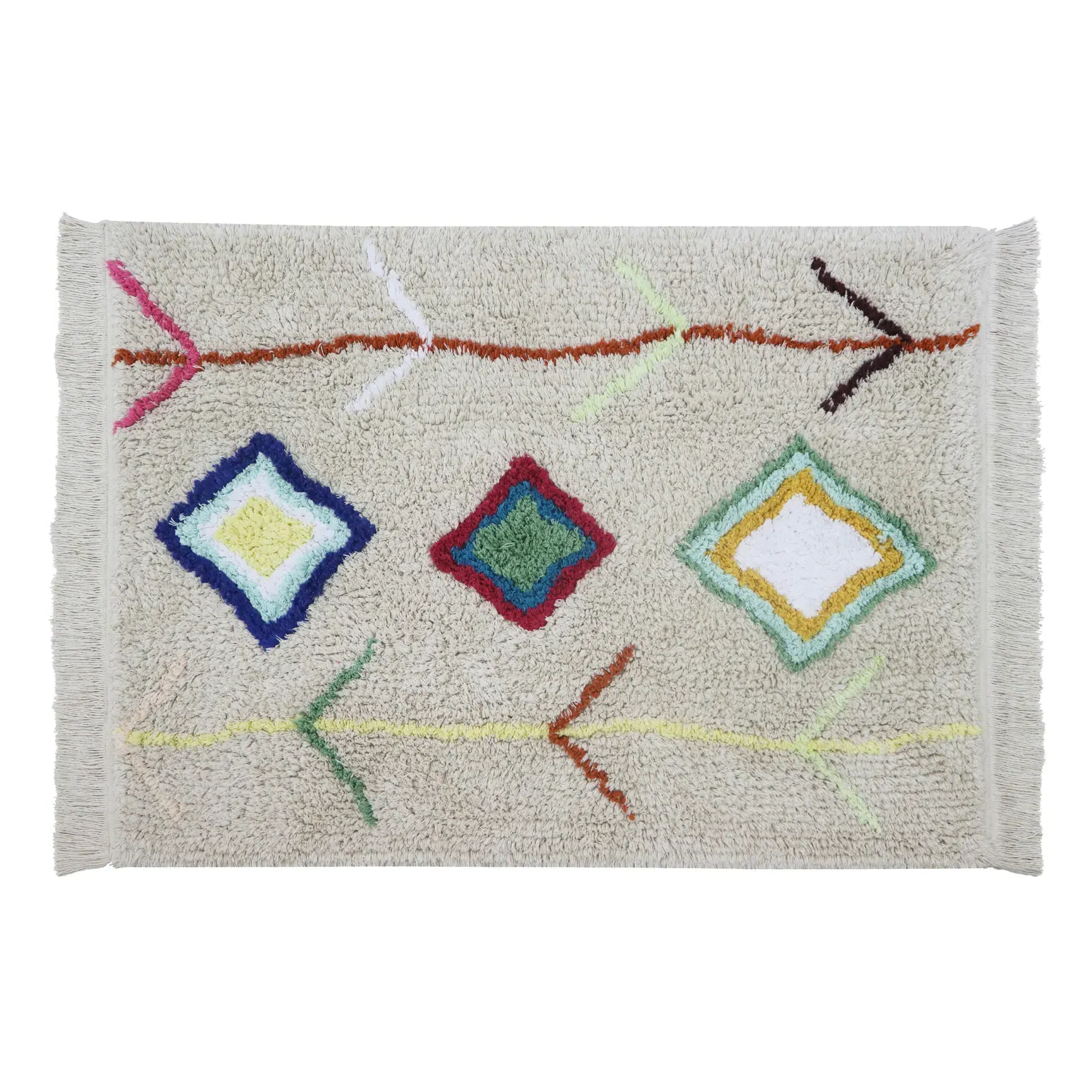 Kaarol Mini Rug - Multicoloured, Cotton product