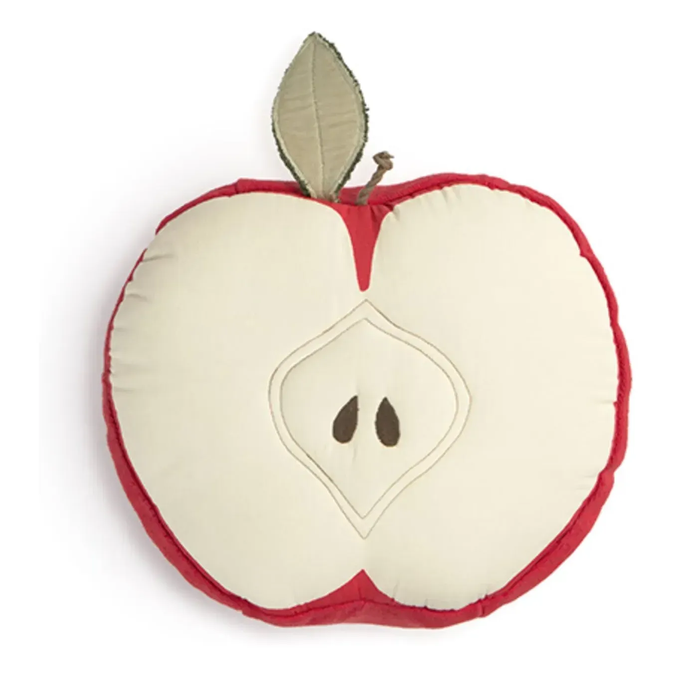 Lorena Canals Apple Shaped Cushion - Red, Cotton product