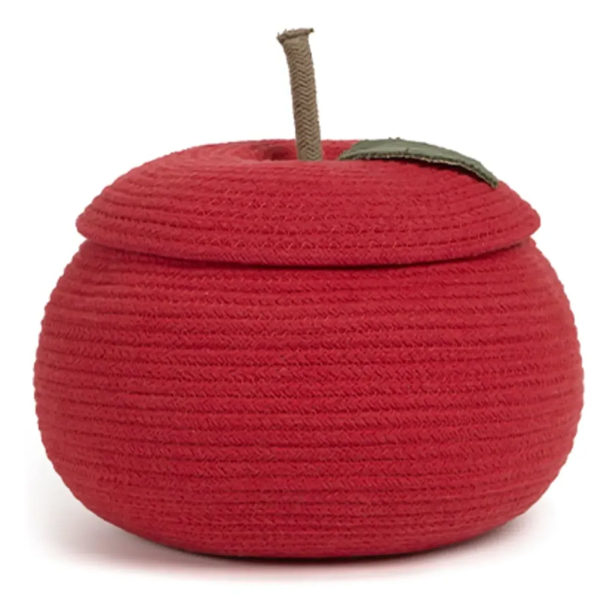 Lorena Canals Apple Storage Basket - Red, Cotton product