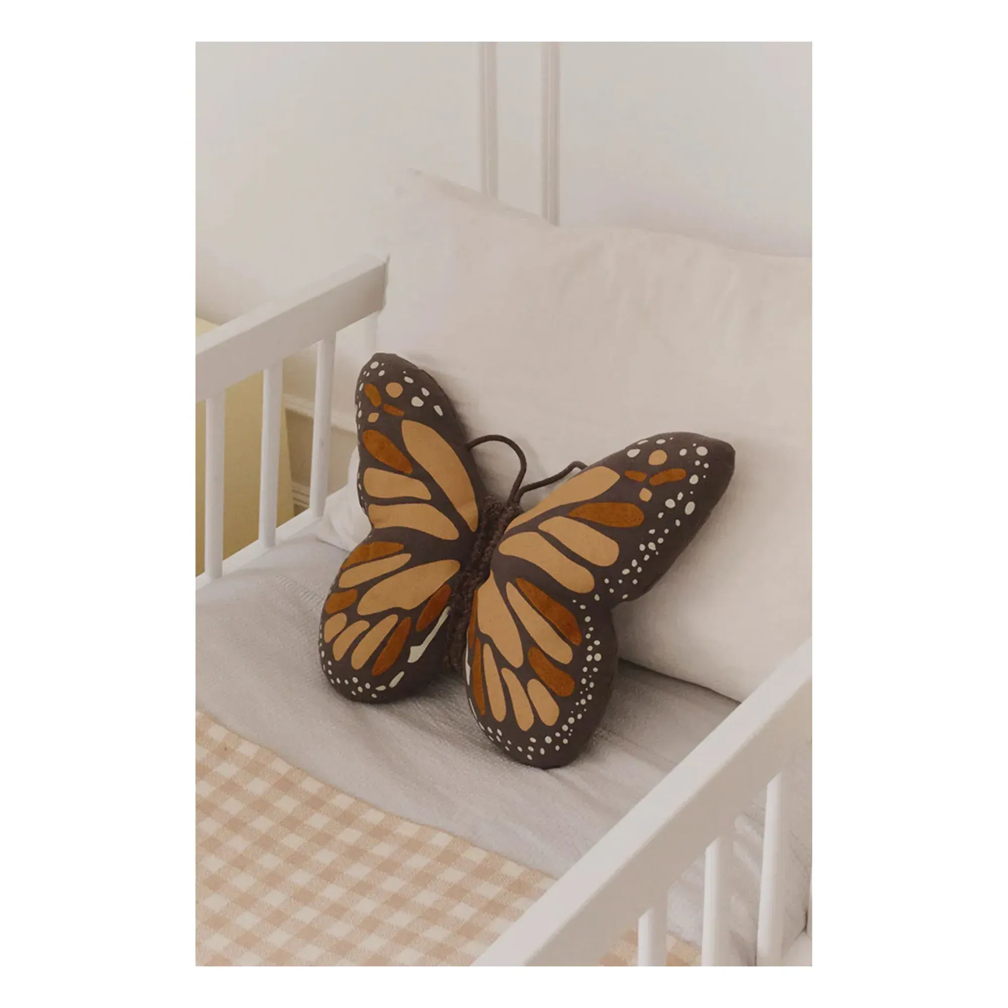 Lorena Canals Butterfly Cushion - Orange, Cotton alternate view