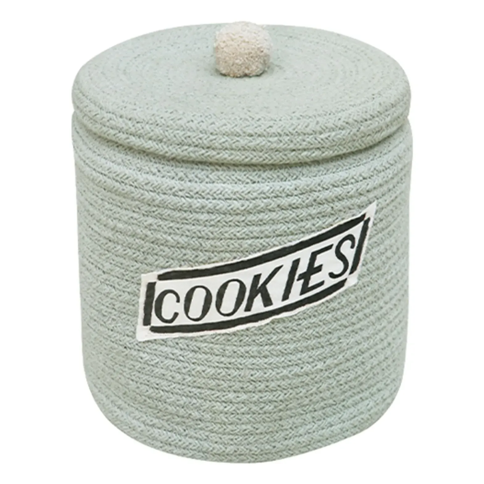 Lorena Canals Cookie Jar Storage Basket - Blue Sage, Cotton product