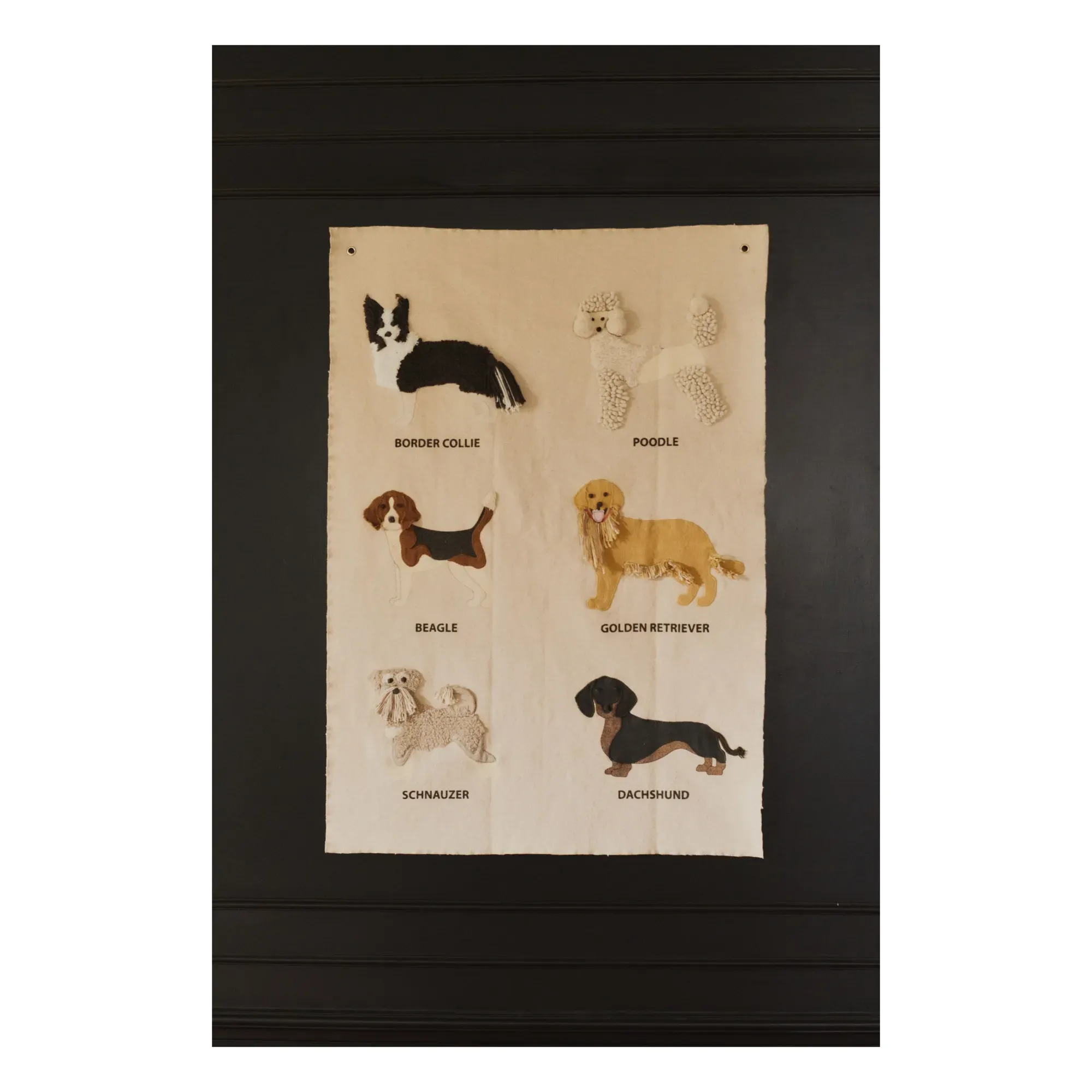 Lorena Canals Dogs Wall Hanging - Multicolour, Cotton alternate view