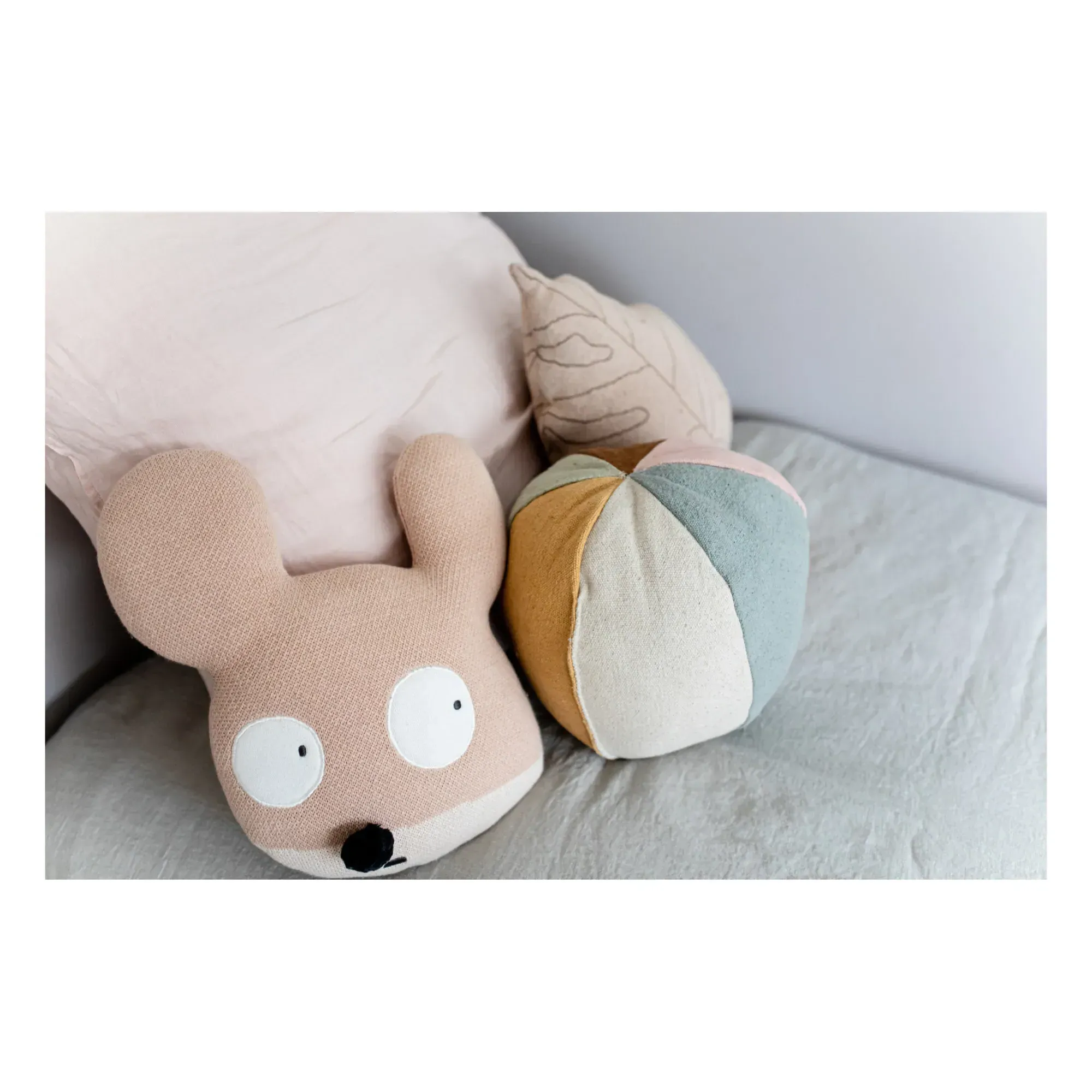 Lorena Canals EcoCity Ball Cushion - Multicoloured, Cotton alternate view