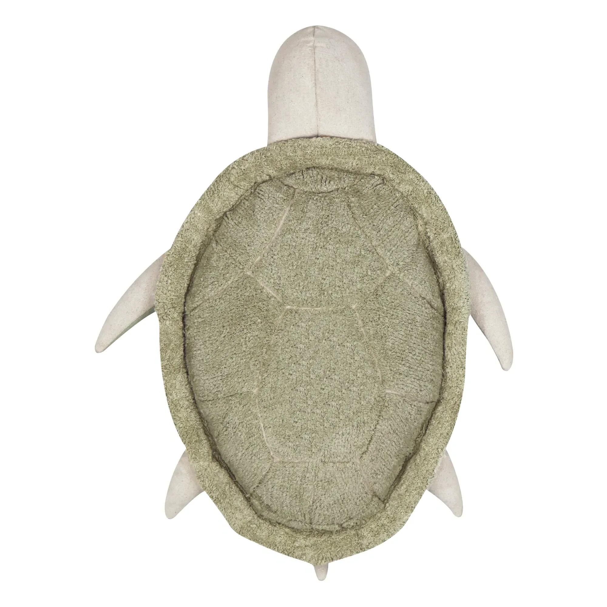 Lorena Canals Mrs Turtle Pouffe - Olive, Cotton product