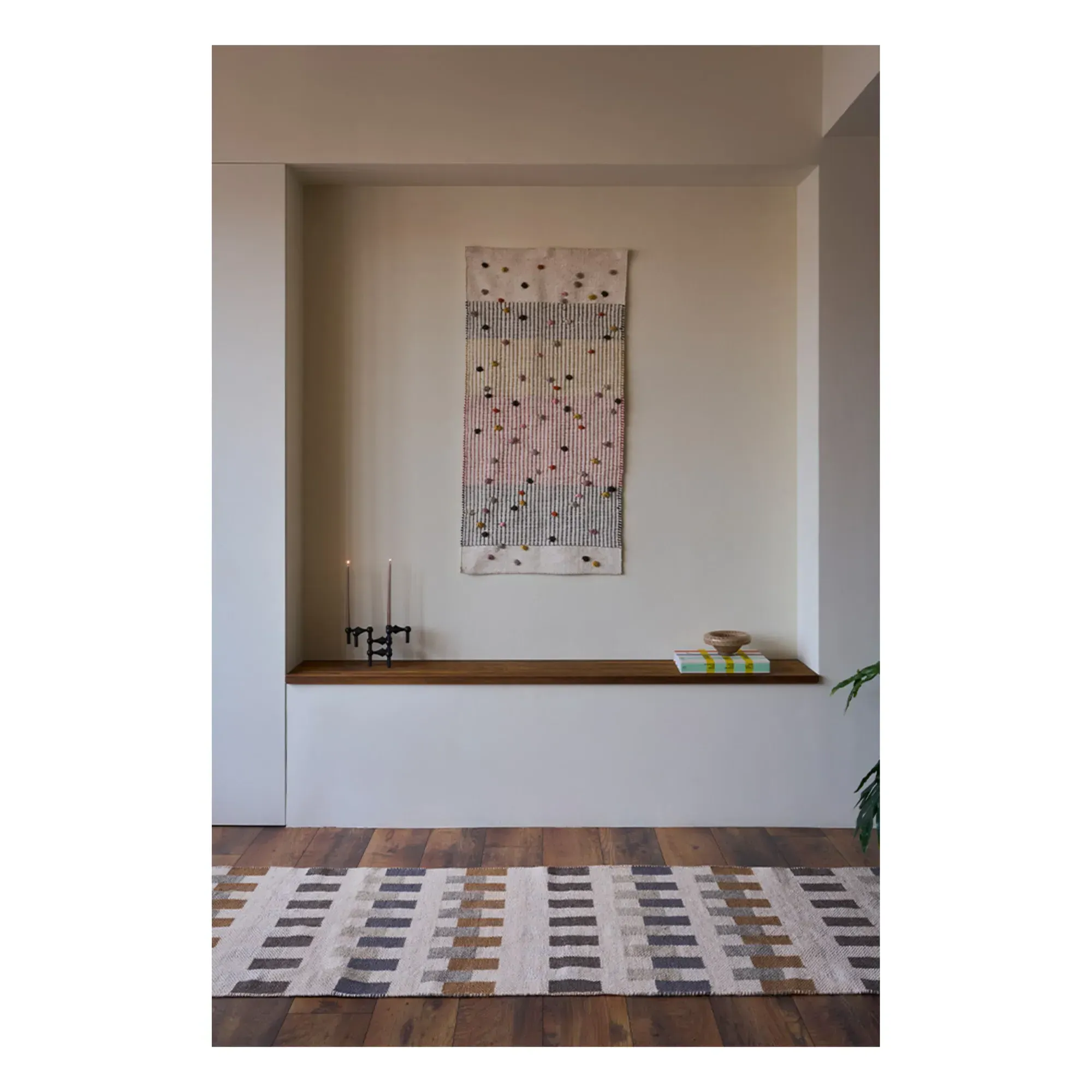 Lorena Canals Reversible Wall Hanging - Cream, Wool alternate view