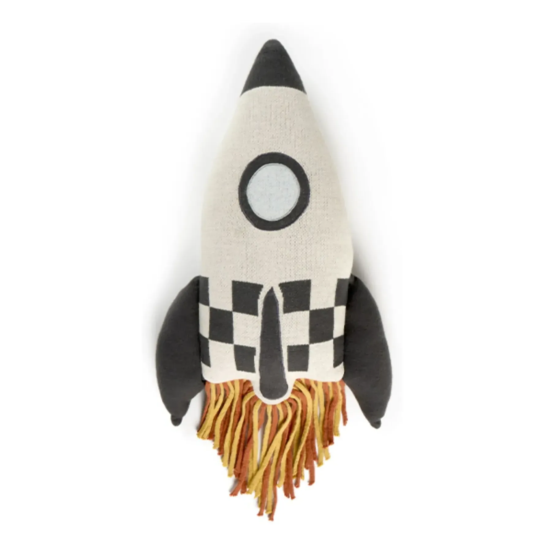 Lorena Canals Rocket Knitted Cushion - Multicoloured, Cotton product