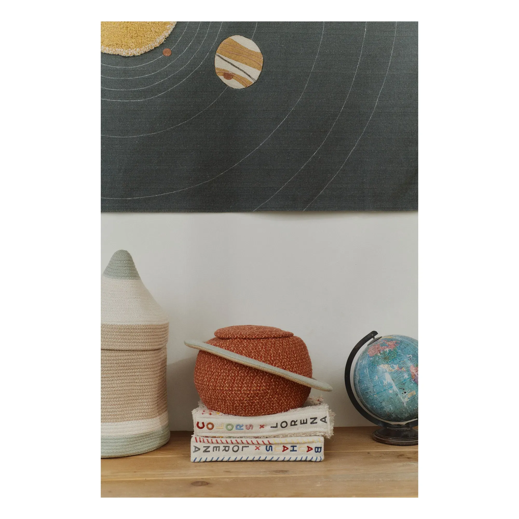 Lorena Canals Solar System Wall Decoration - Multicoloured, Cotton alternate view