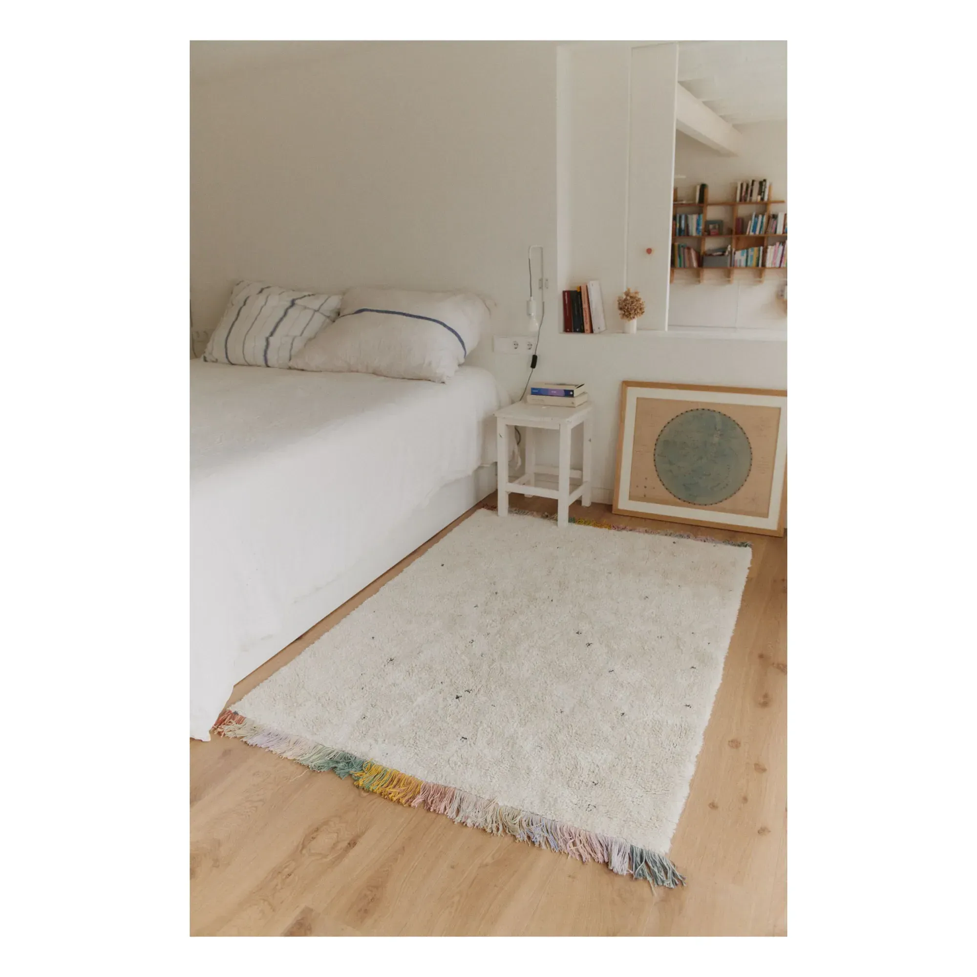 Lorena Canals Stardust Rectangular Rug - Multicoloured, Cotton alternate view
