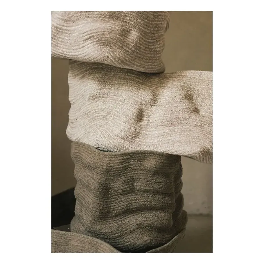 Lorena Canals Stonewashed Storage Basket - Ecru, Cotton alternate view