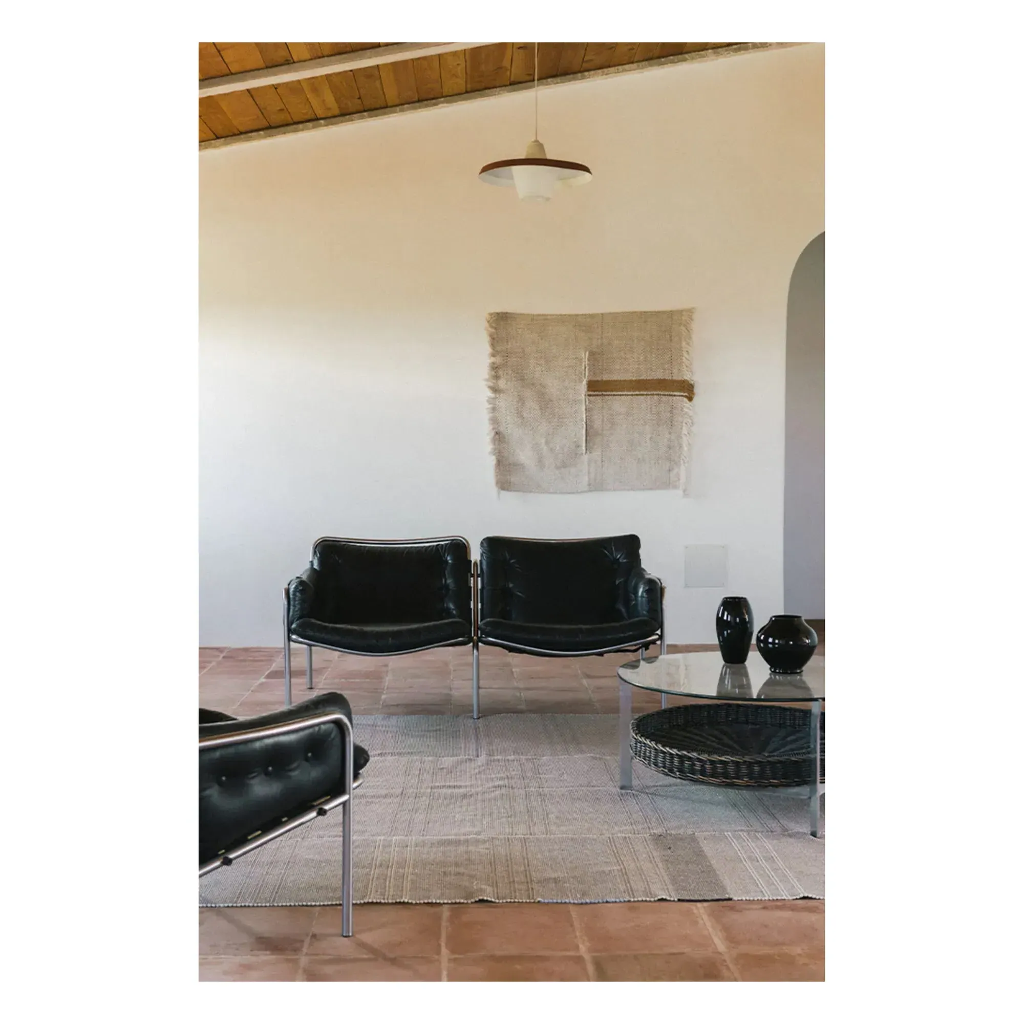 Pedregal Wall Textile - Ecru, Cotton Jute Blend alternate view