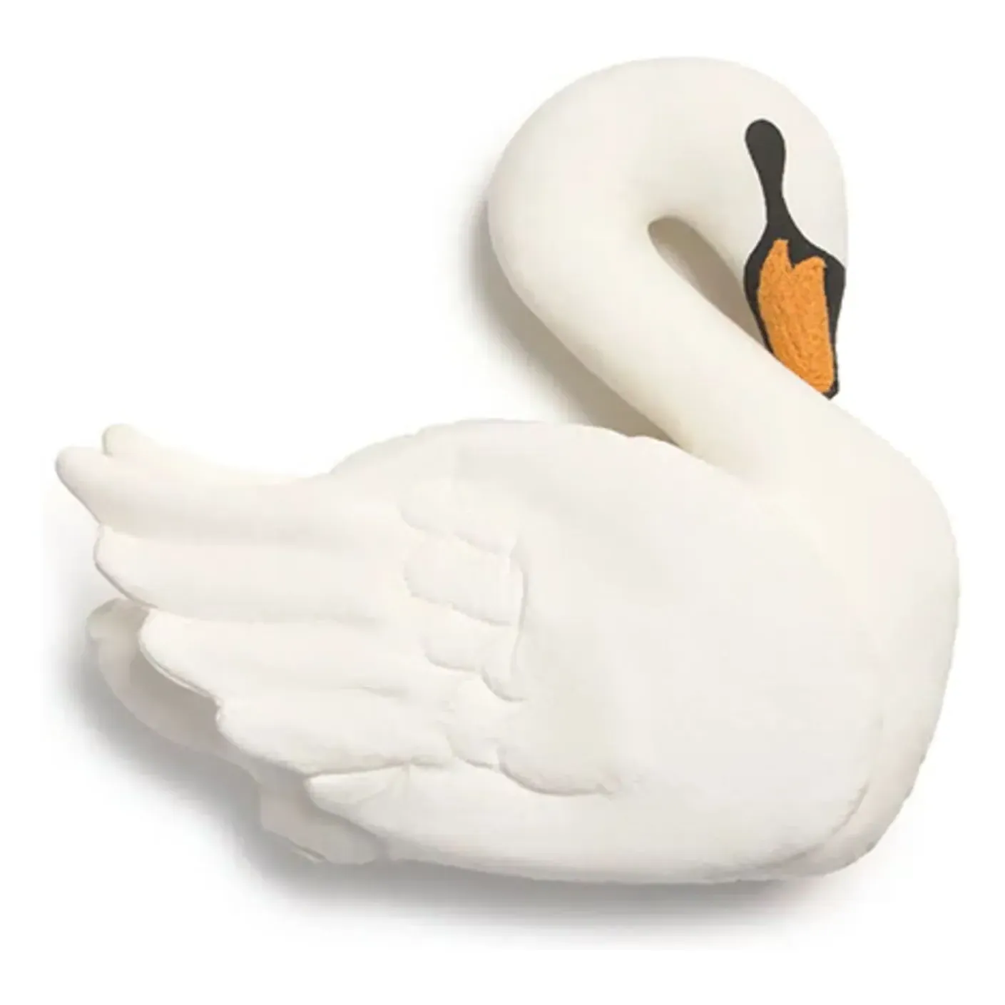 Swan Square Cushion - Ivory, Cotton product