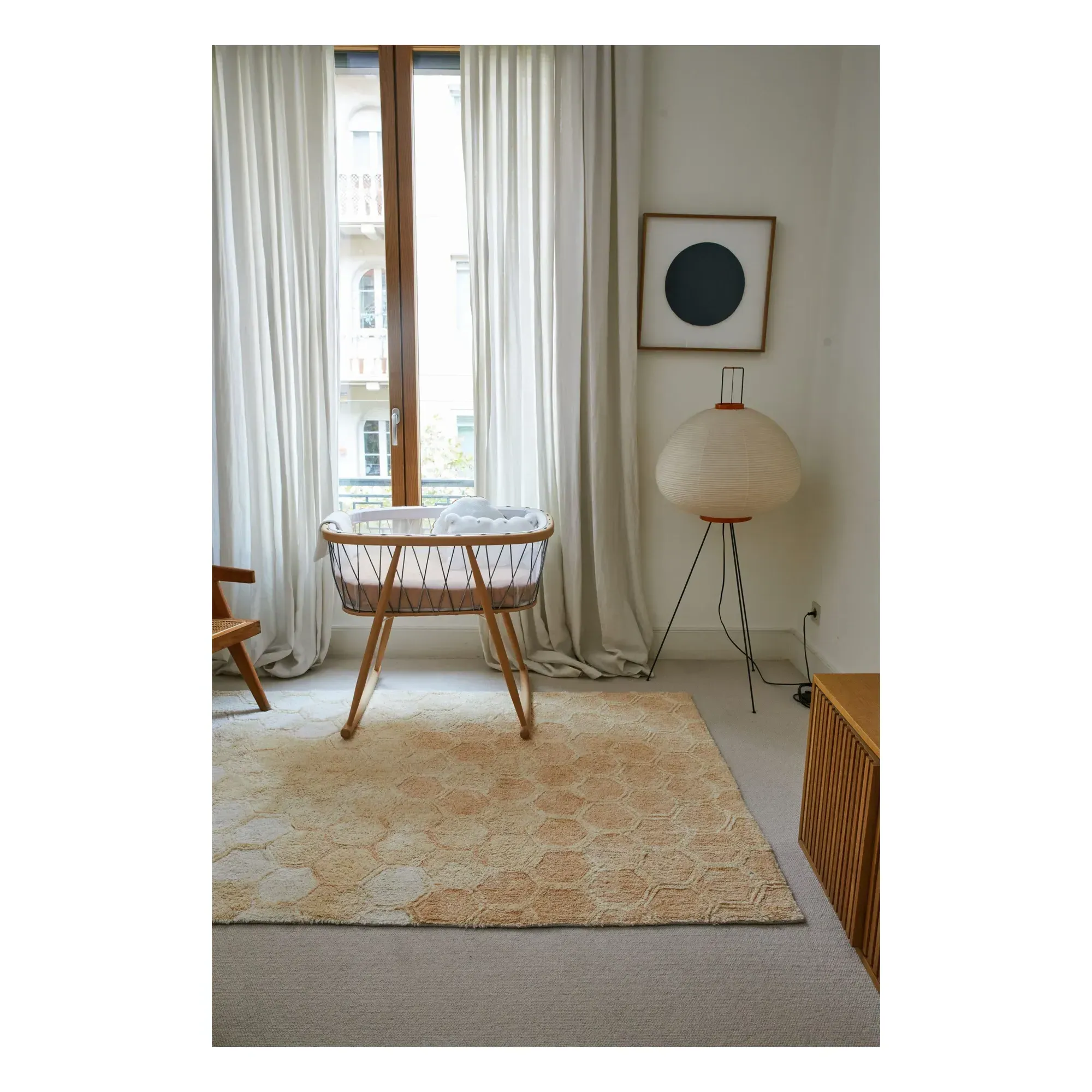 Sweet Honey Rectangular Rug - Multicoloured, Cotton alternate view