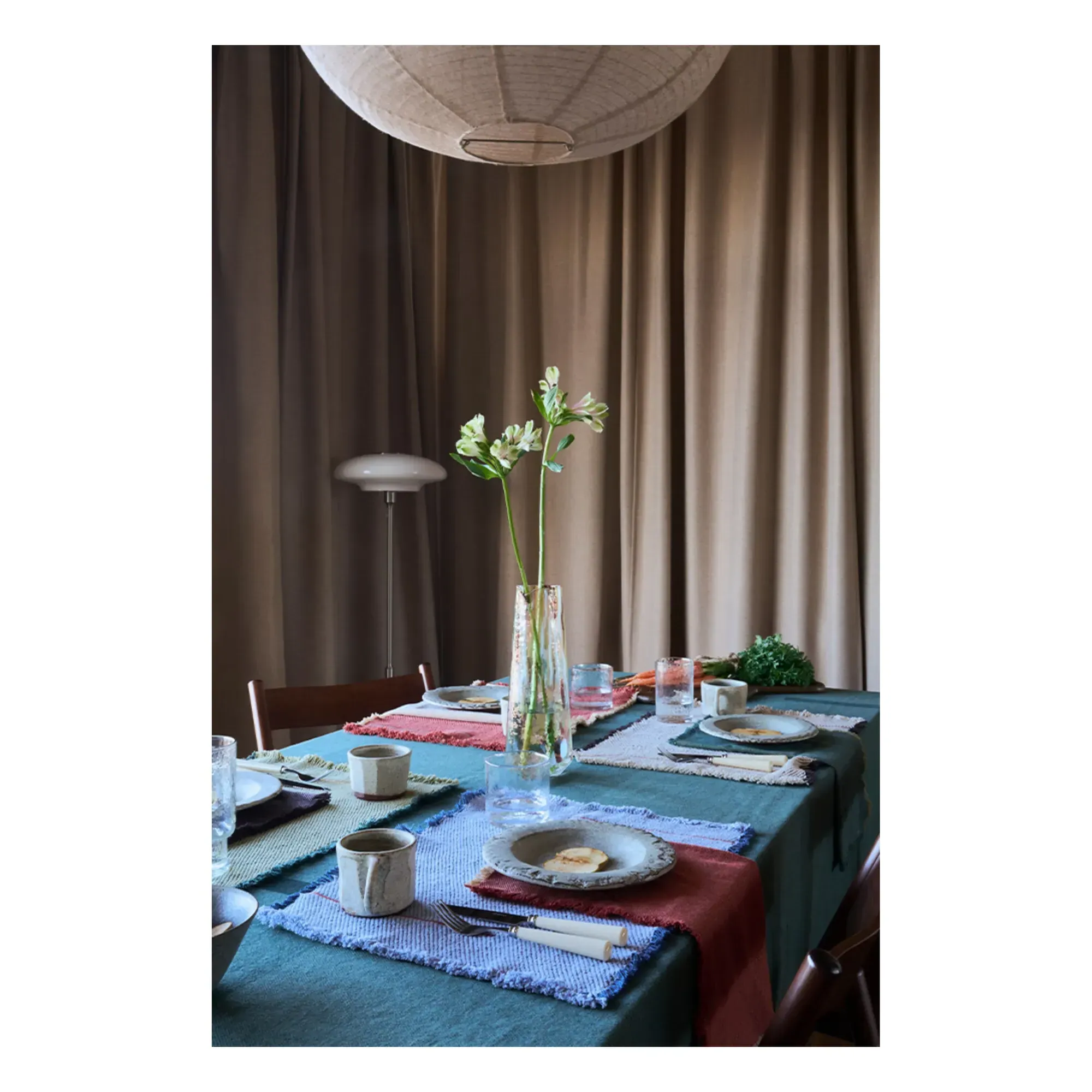 Twill Placemats Set of 2 - Natural, Cotton alternate view