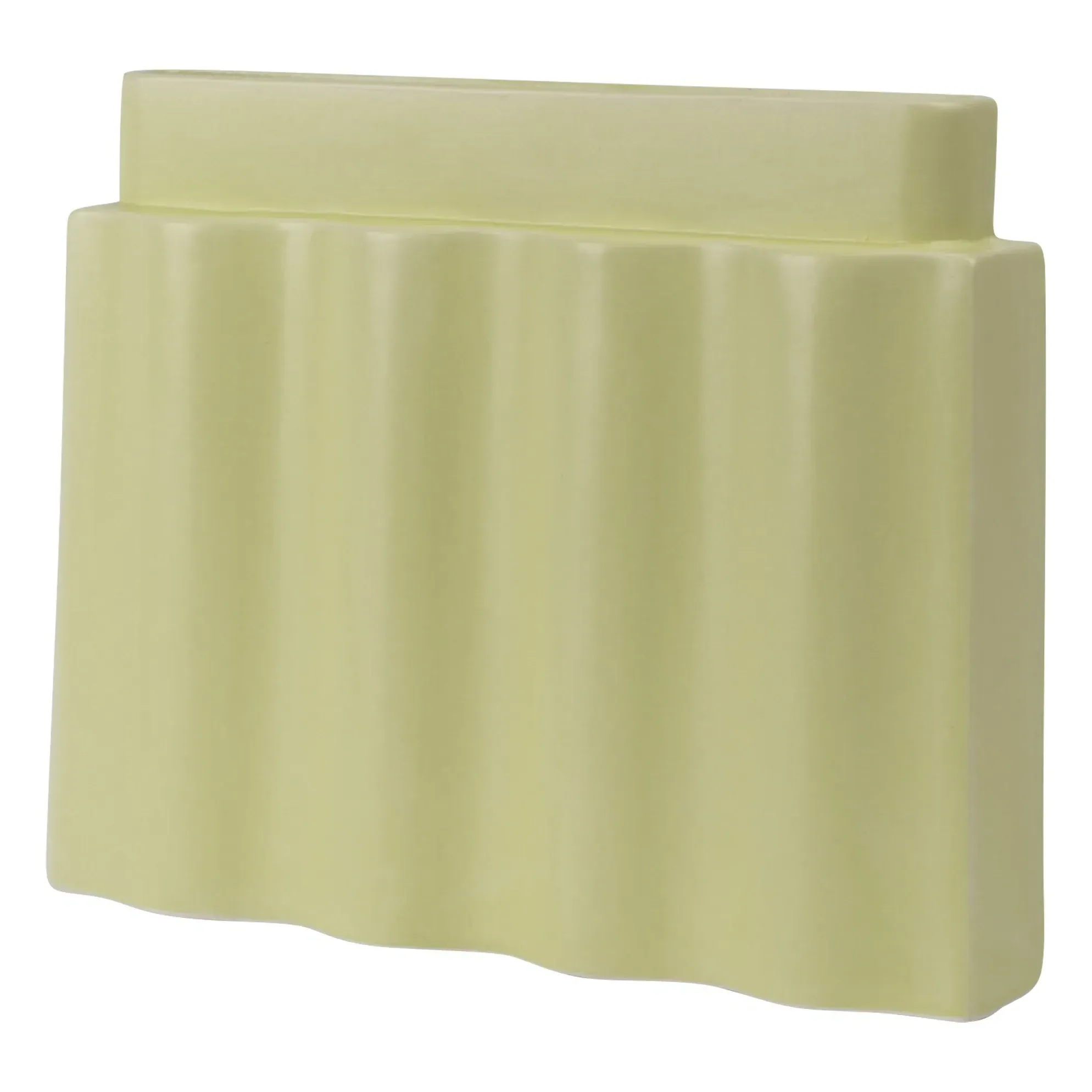 Waves Clay Vase - Pale Yellow product