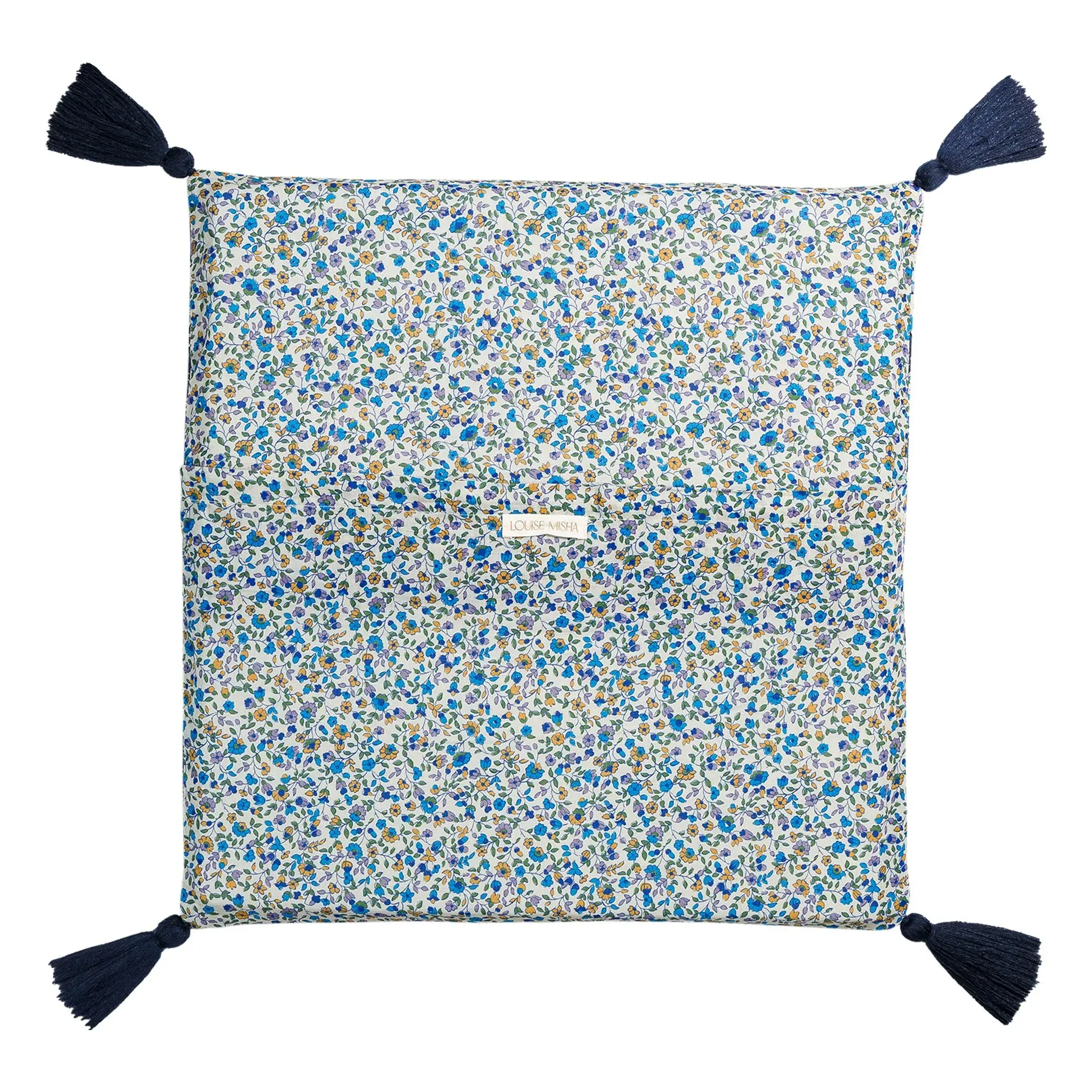 Jimo Cushion Cover - Blue, Organic Cotton alternate view