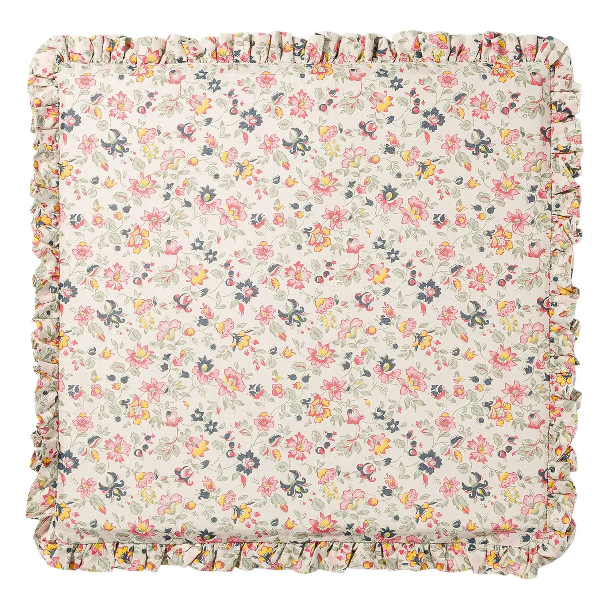 Jimy Floral Cushion Cover - Cream, Organic Cotton product