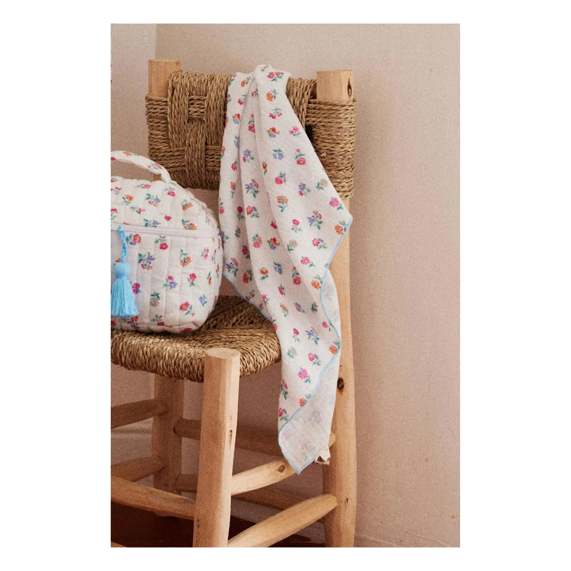 Lange Angel Square Muslin Cloth - White, Cotton alternate view