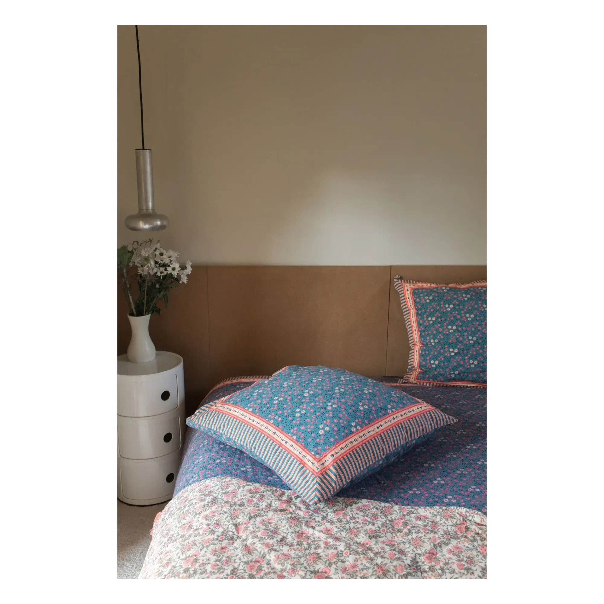Valerie Pillowcase - Blue, Organic Cotton product