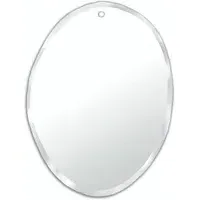 Extra Flat Bevelled Oval Wall Mirror - Glass alternate view