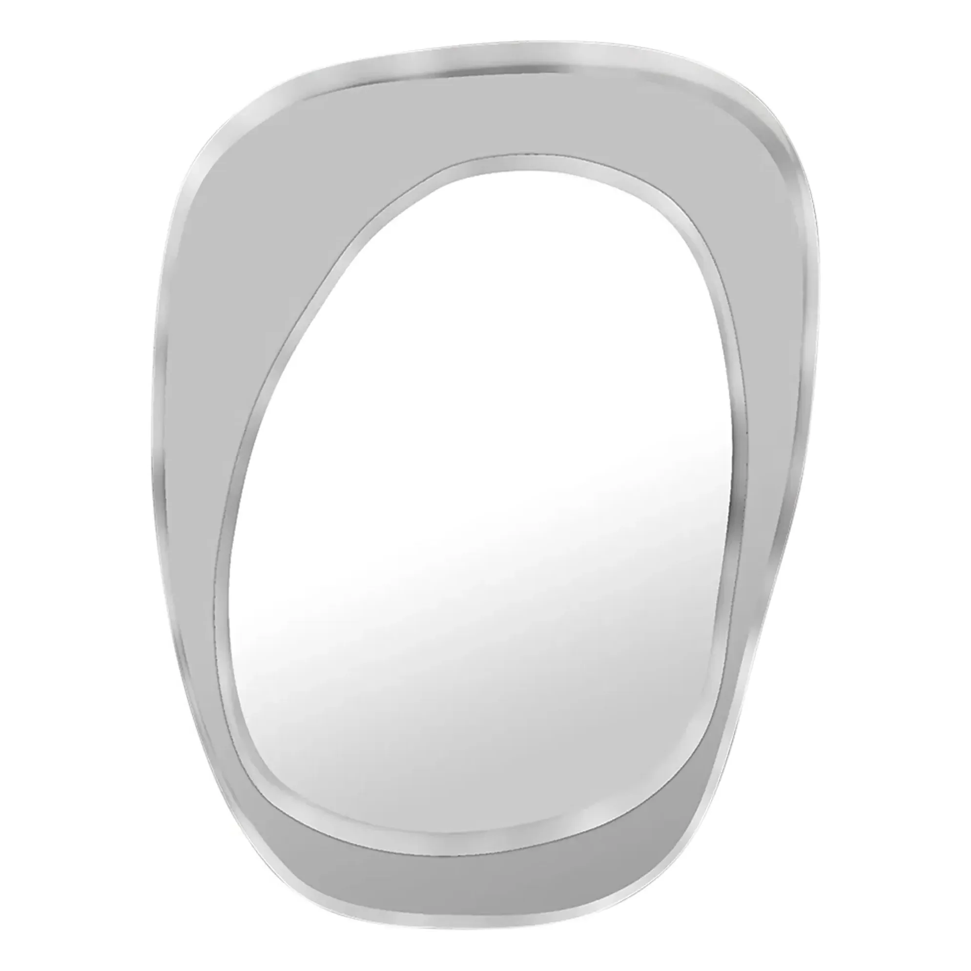 Morning Lac Noir Beveled Wall Mirror - Clear & Grey, Glass product