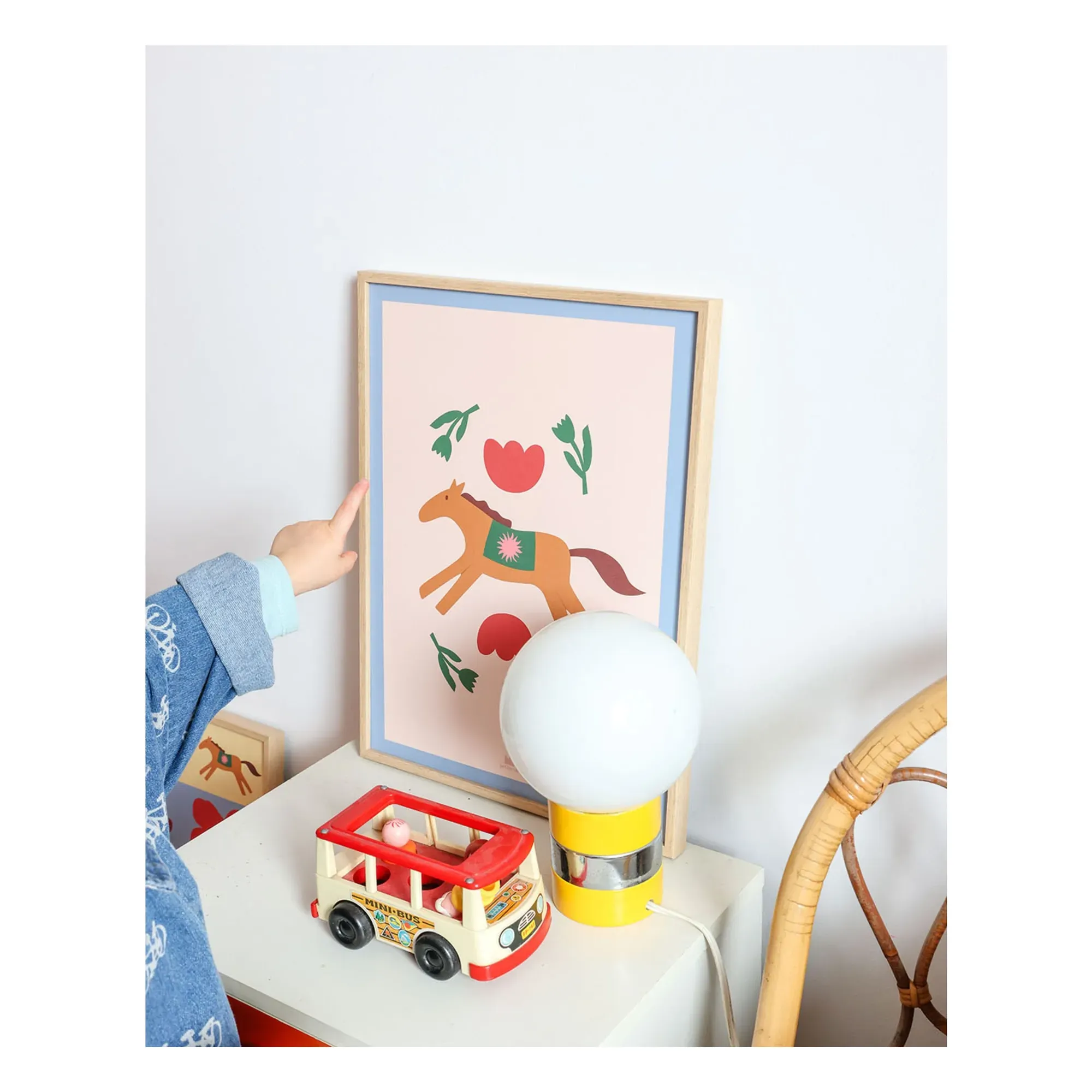 Cheval Nomade Wall Poster - Beige alternate view