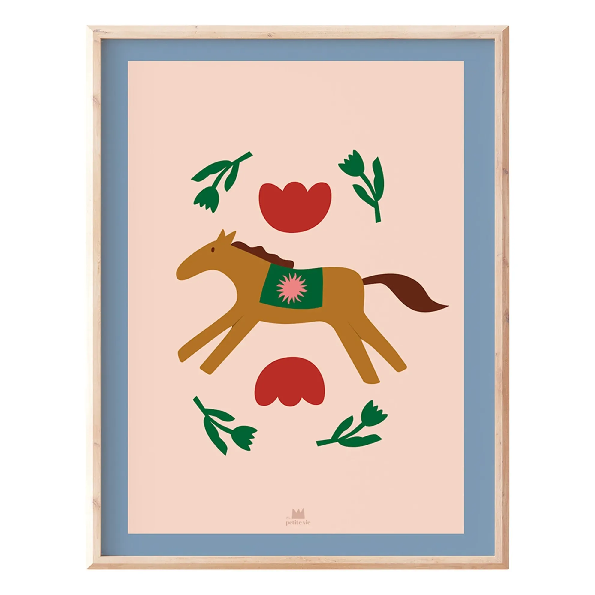 Cheval Nomade Wall Poster - Beige product