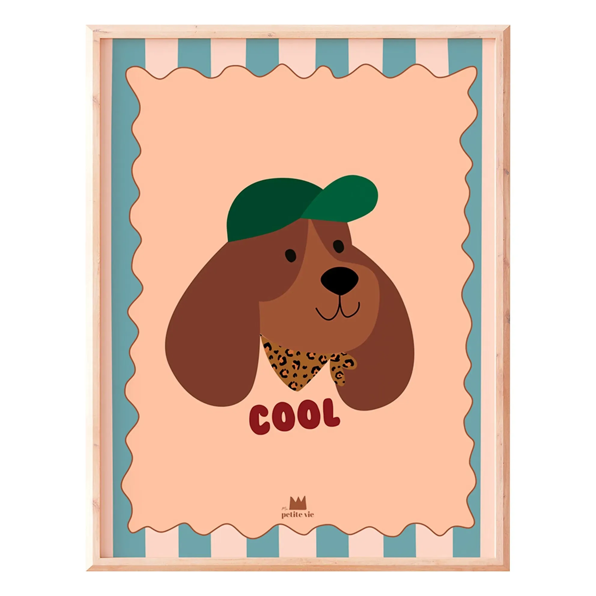 Cool Dog Art Print - Cream product