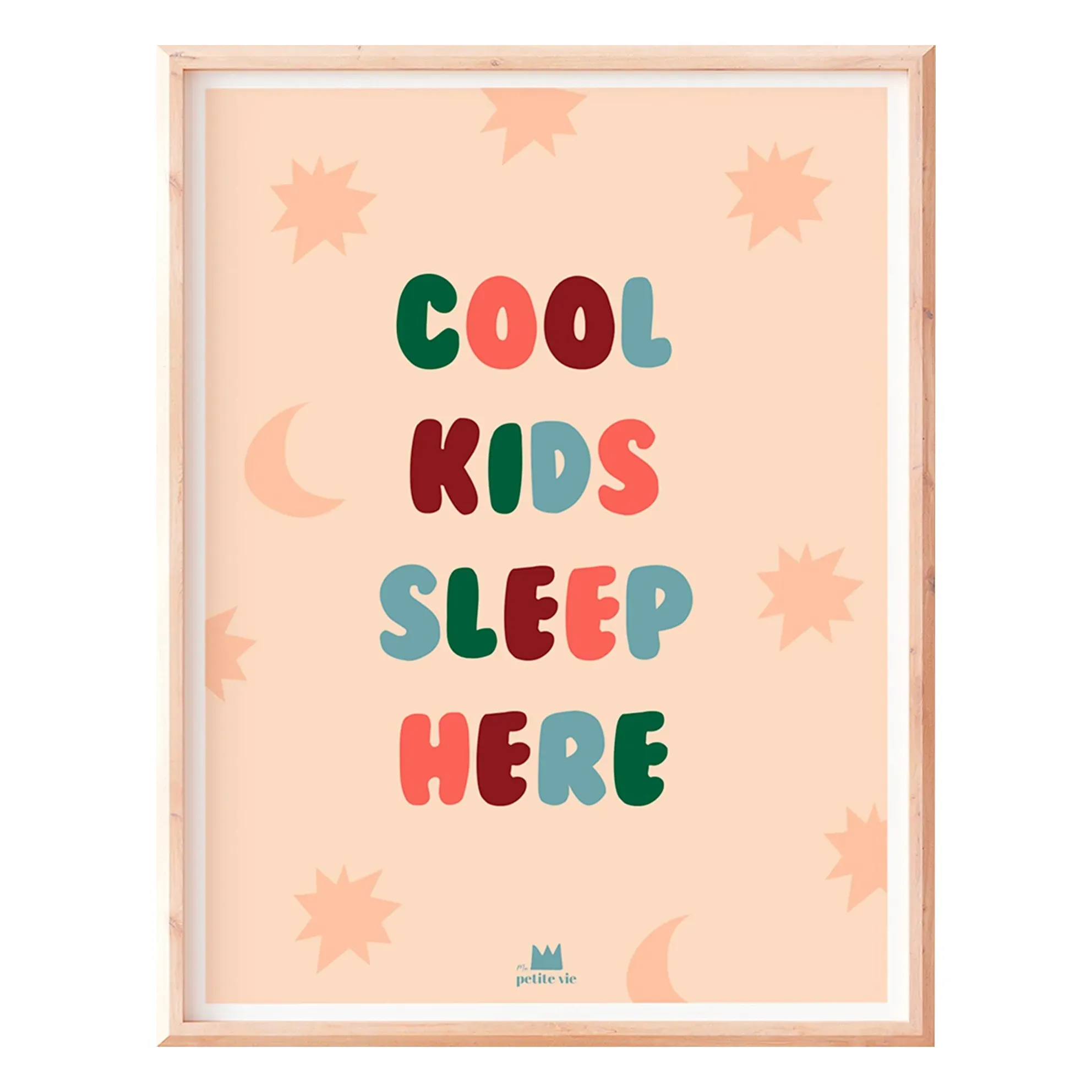 Cool Kids Print - Cream, Natural Paper product