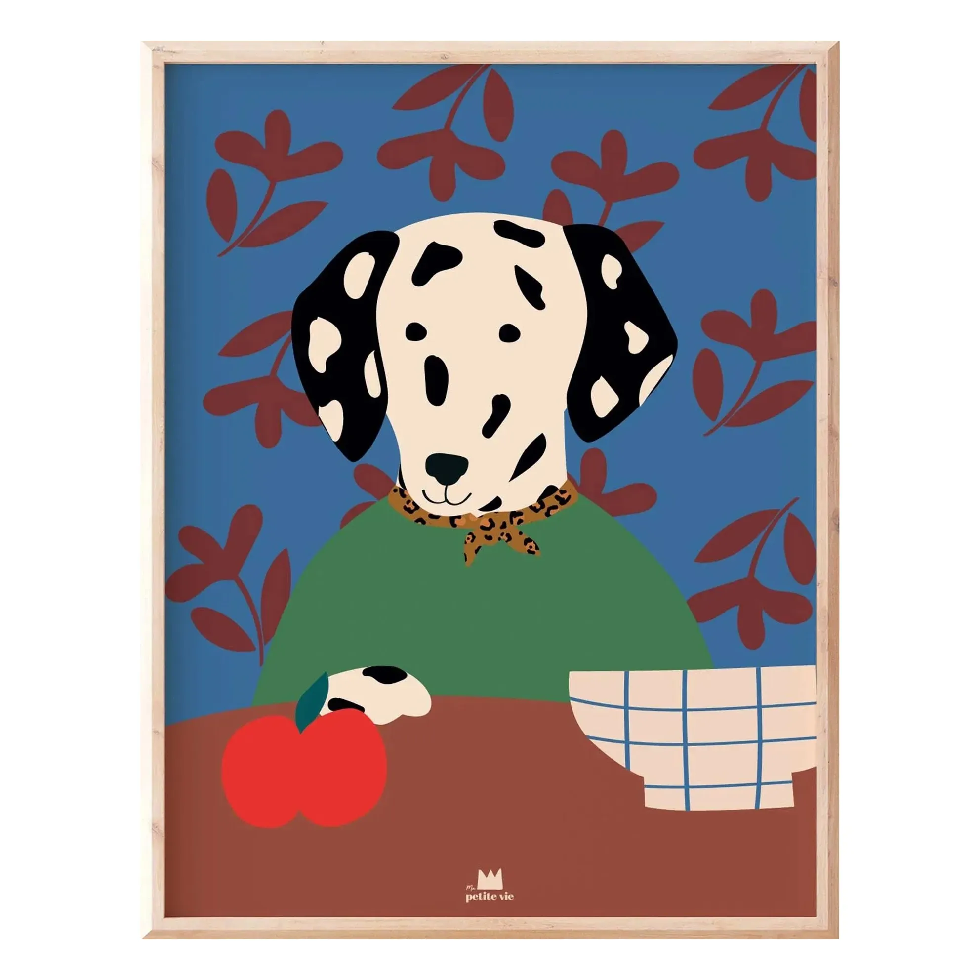 Dalmatian Wall Poster - Blue product