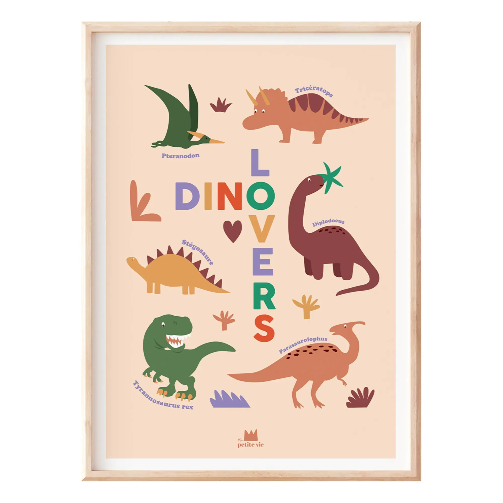 Dinosaurs Educational Poster - Multicoloured product