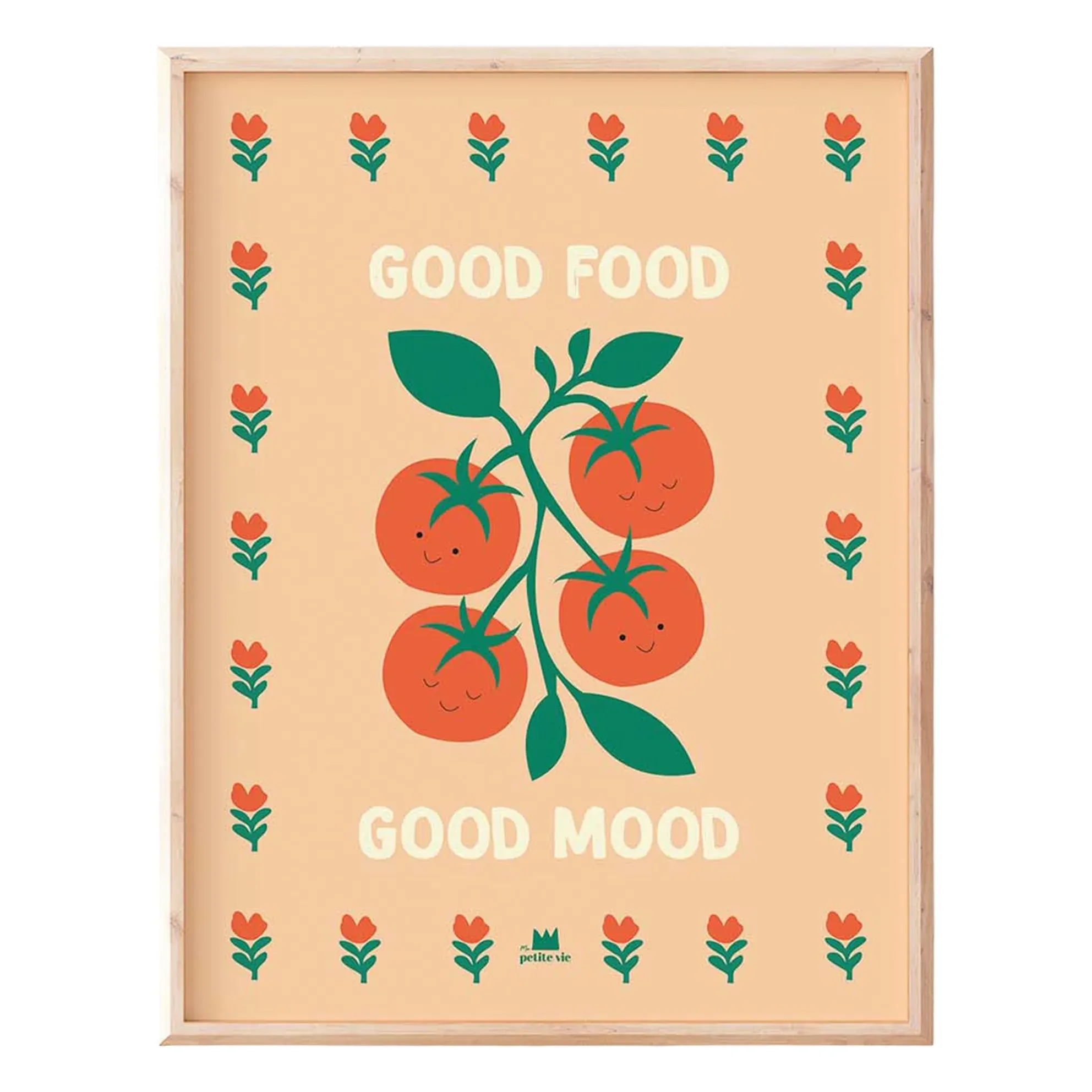 Good Mood Poster - Beige, FSC Paper product